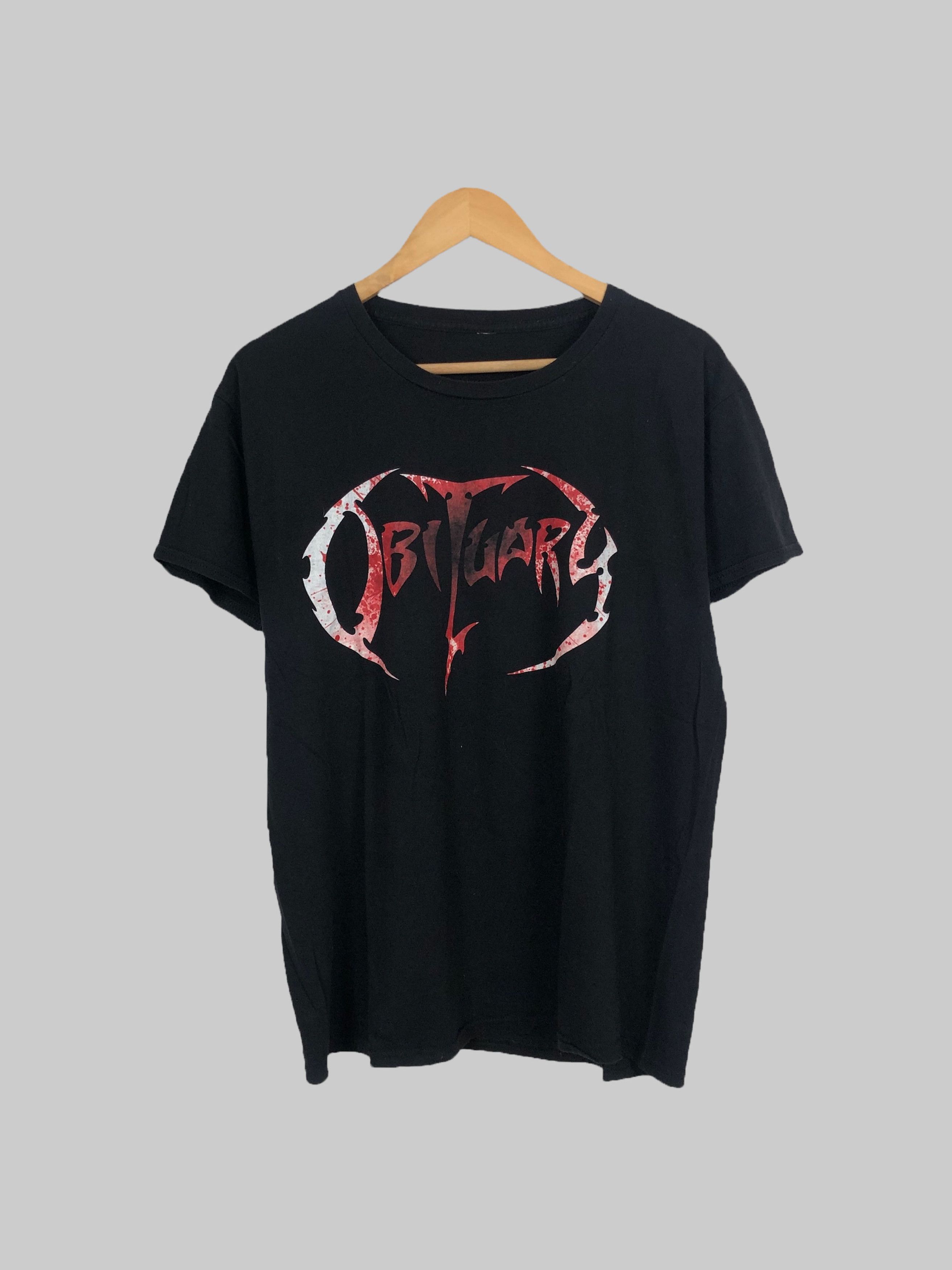 Band Tees Vintage Obituary t-shirt (Morbid Angel Cannibal Corpse) Size US M / EU 48-50 / 2 - 1 Thumbnail