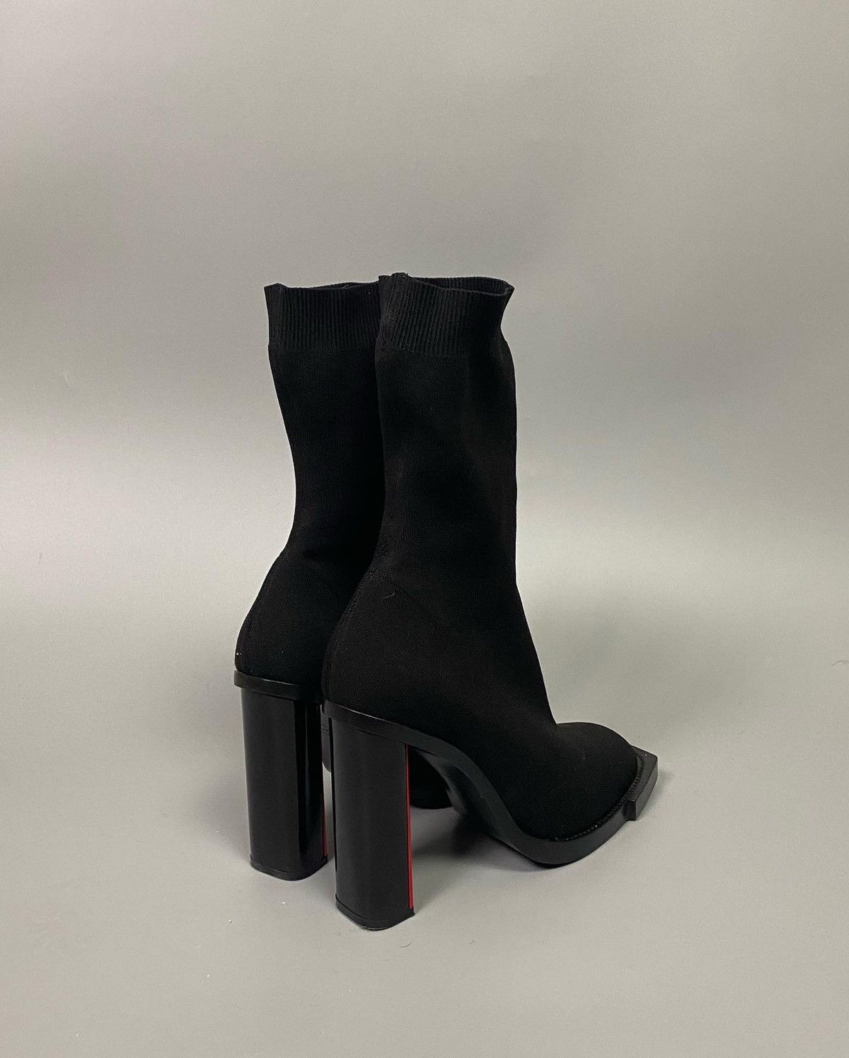 Alexander McQueen Ribbed Sock Heels Size US 8 / EU 41 - 4 Thumbnail