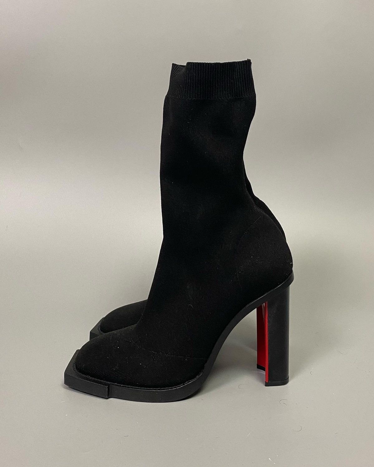 Alexander McQueen Ribbed Sock Heels Size US 8 / EU 41 - 2 Thumbnail