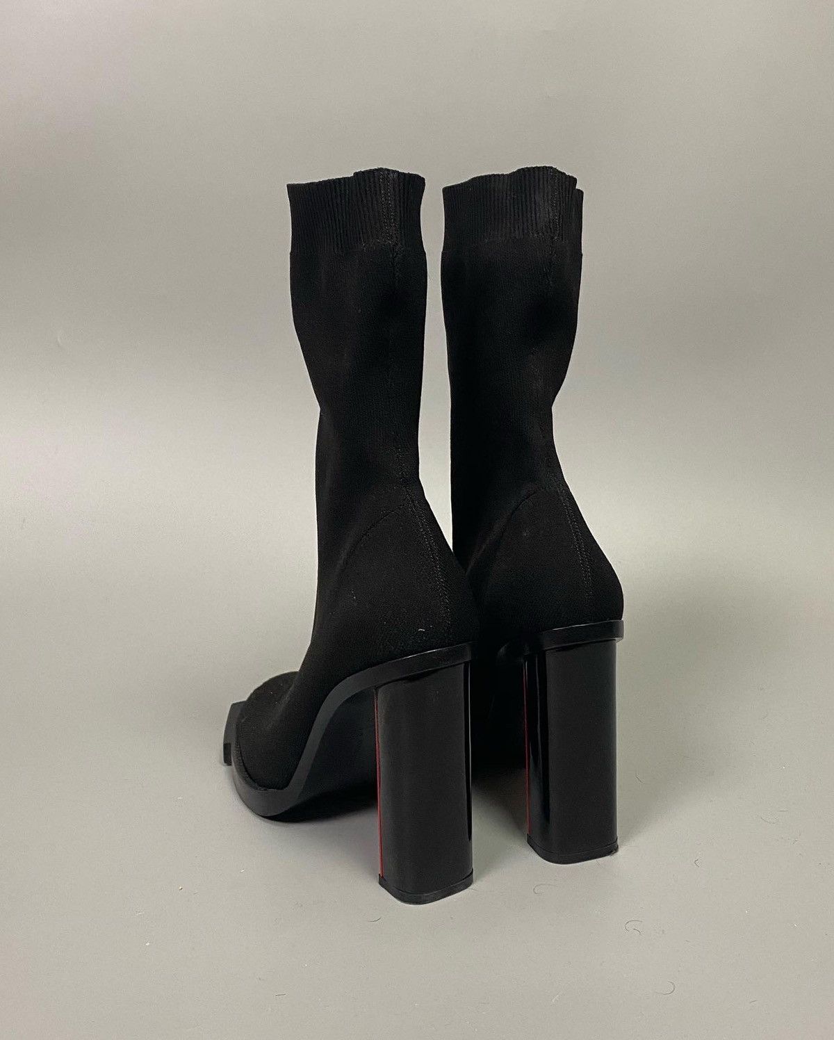 Alexander McQueen Ribbed Sock Heels Size US 8 / EU 41 - 3 Thumbnail