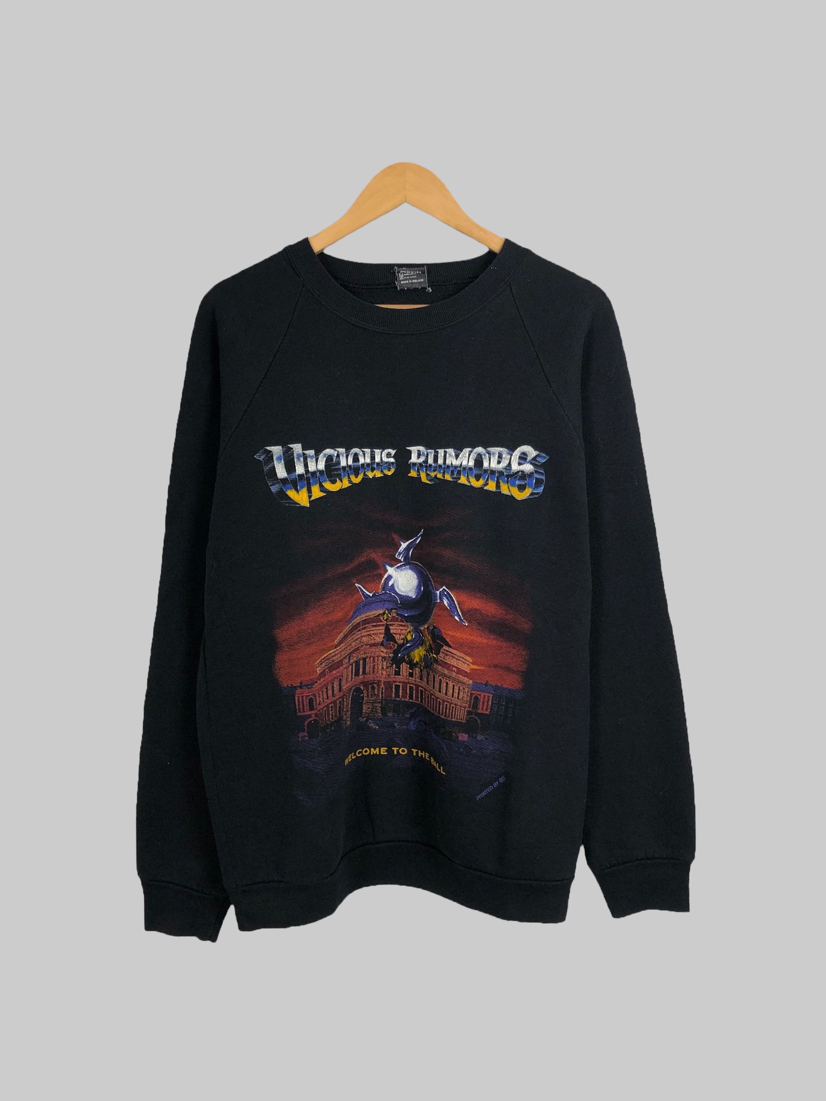 Band Tees Vintage 1991 Vicious Rumors Welcome to the Ball sweatshirts Size US L / EU 52-54 / 3 - 1 Thumbnail
