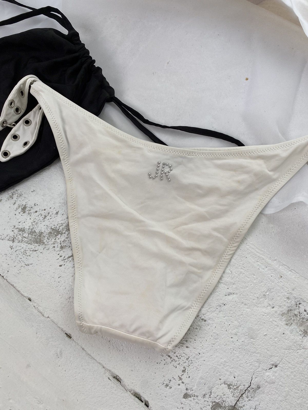 John Richmond ☁️CUTE JOHN RICHMOND SILVER RINGS SWIMSUIT ☁️ Size ONE SIZE - 8 Thumbnail