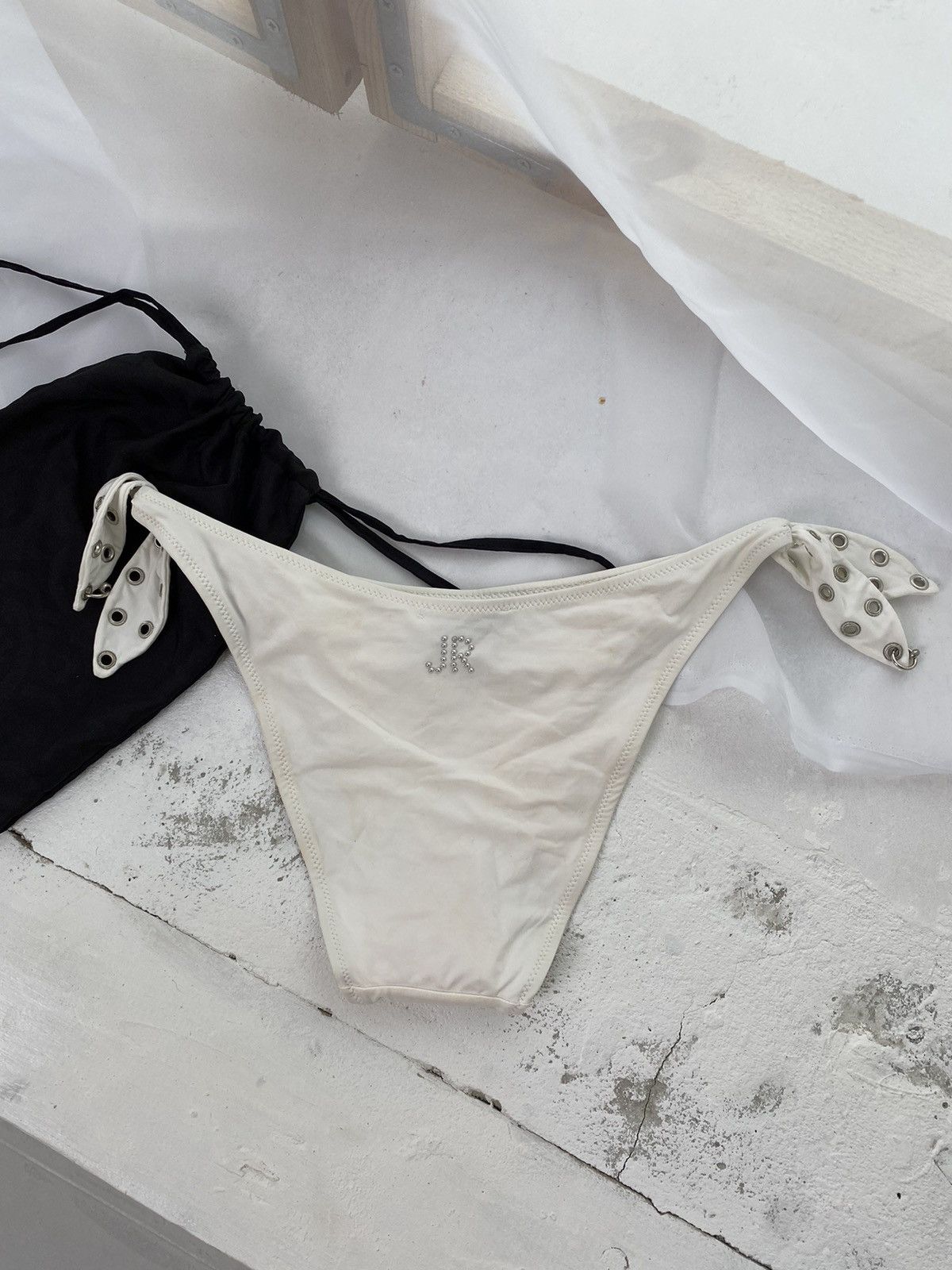 John Richmond ☁️CUTE JOHN RICHMOND SILVER RINGS SWIMSUIT ☁️ Size ONE SIZE - 7 Thumbnail