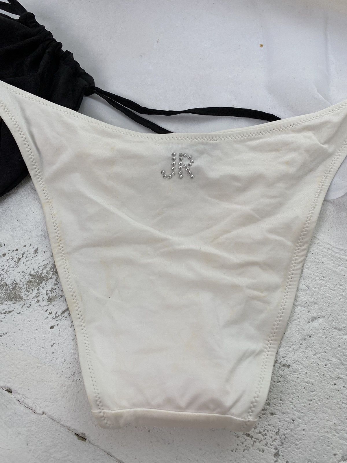 John Richmond ☁️CUTE JOHN RICHMOND SILVER RINGS SWIMSUIT ☁️ Size ONE SIZE - 12 Thumbnail