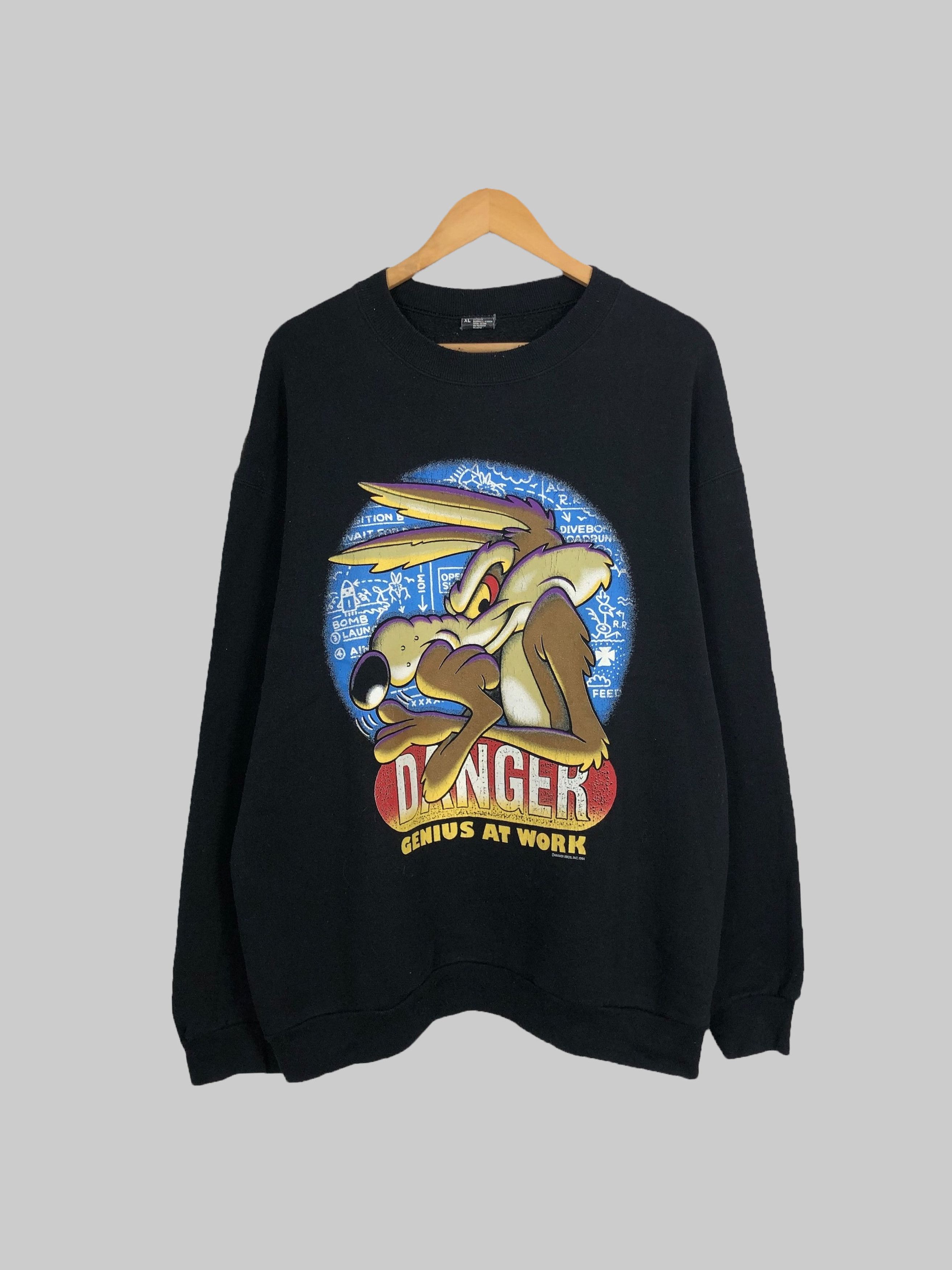 Cartoon Network Vintage 1991 Wile E. Coyote (Road Runner Scooby Doo) Size US XL / EU 56 / 4 - 1 Thumbnail
