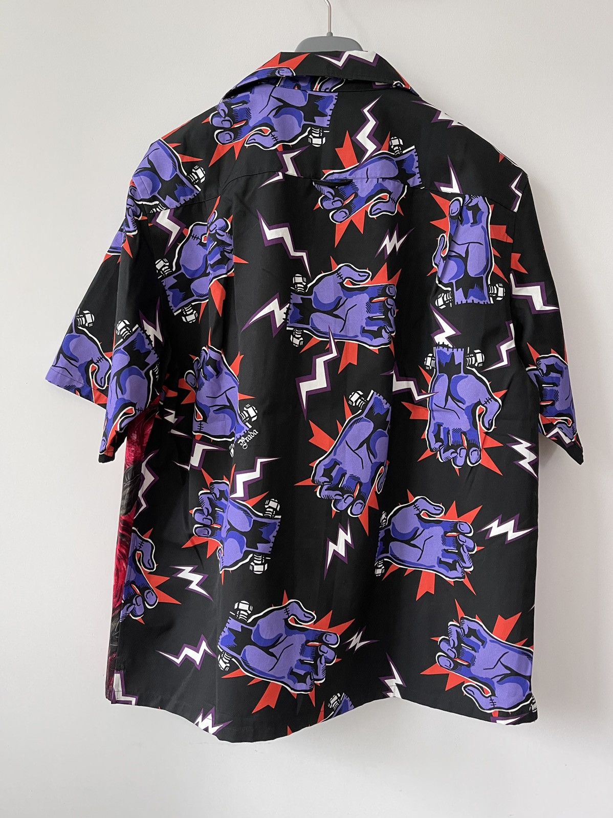 Prada Universal Studios Edition Rose Printed Bowling Shirt Size US M / EU 48-50 / 2 - 3 Thumbnail