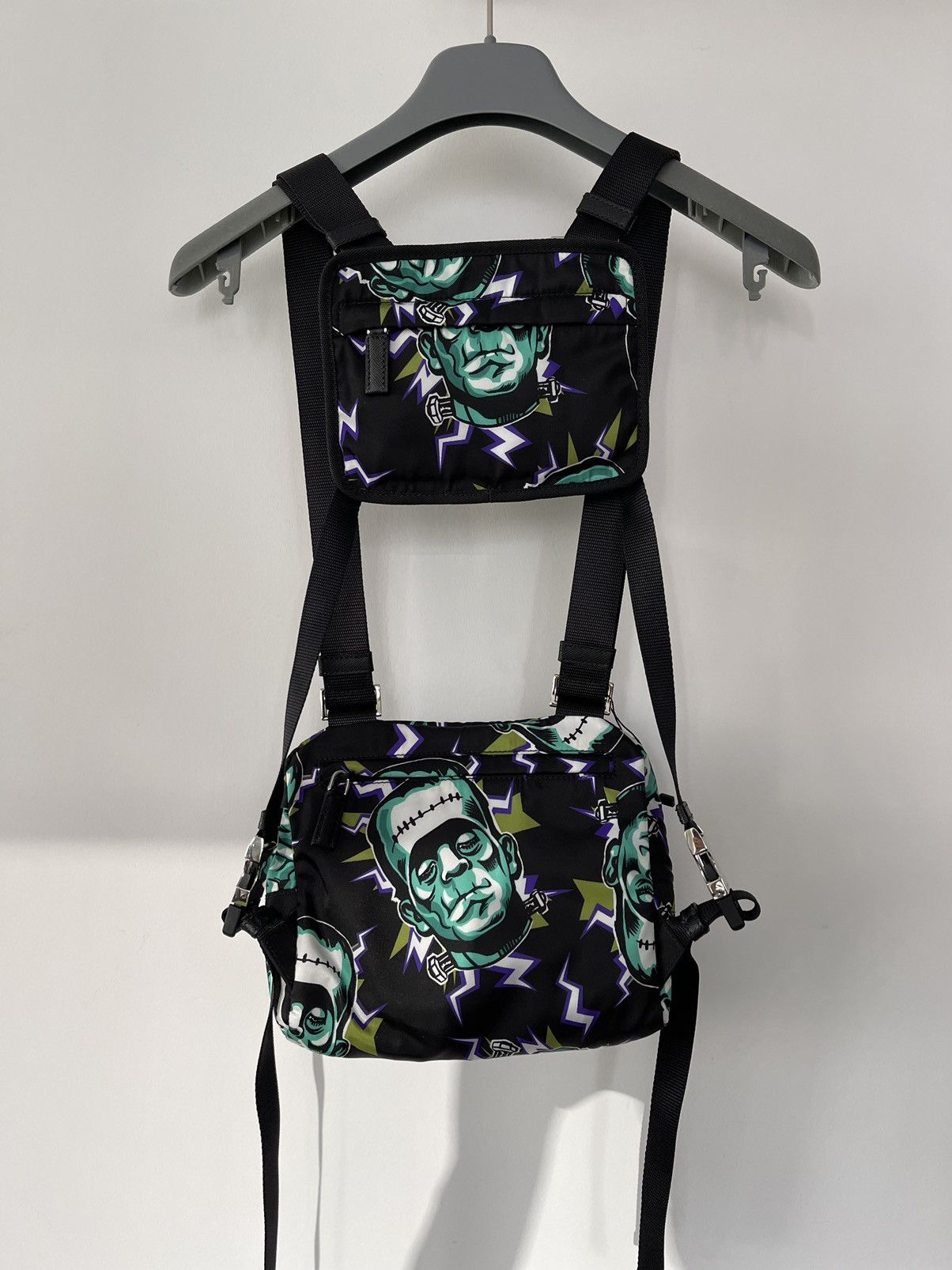 Prada Prada Frankenstein Print Chest Bag Size ONE SIZE - 8 Thumbnail