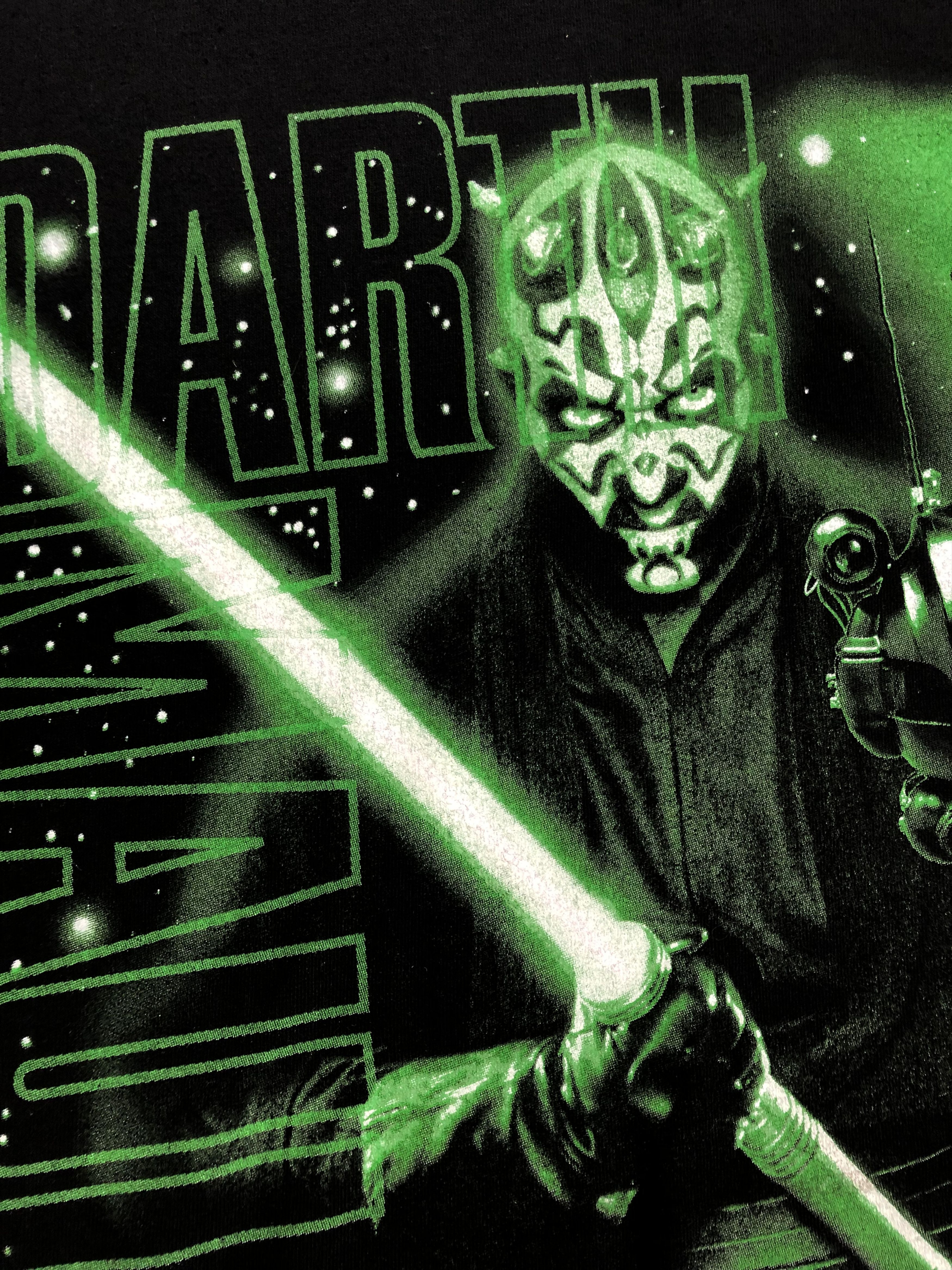 Star Wars Vintage 90s Star Wars Darth Maul (Trek Lord of the Rings) Size US XL / EU 56 / 4 - 4 Thumbnail