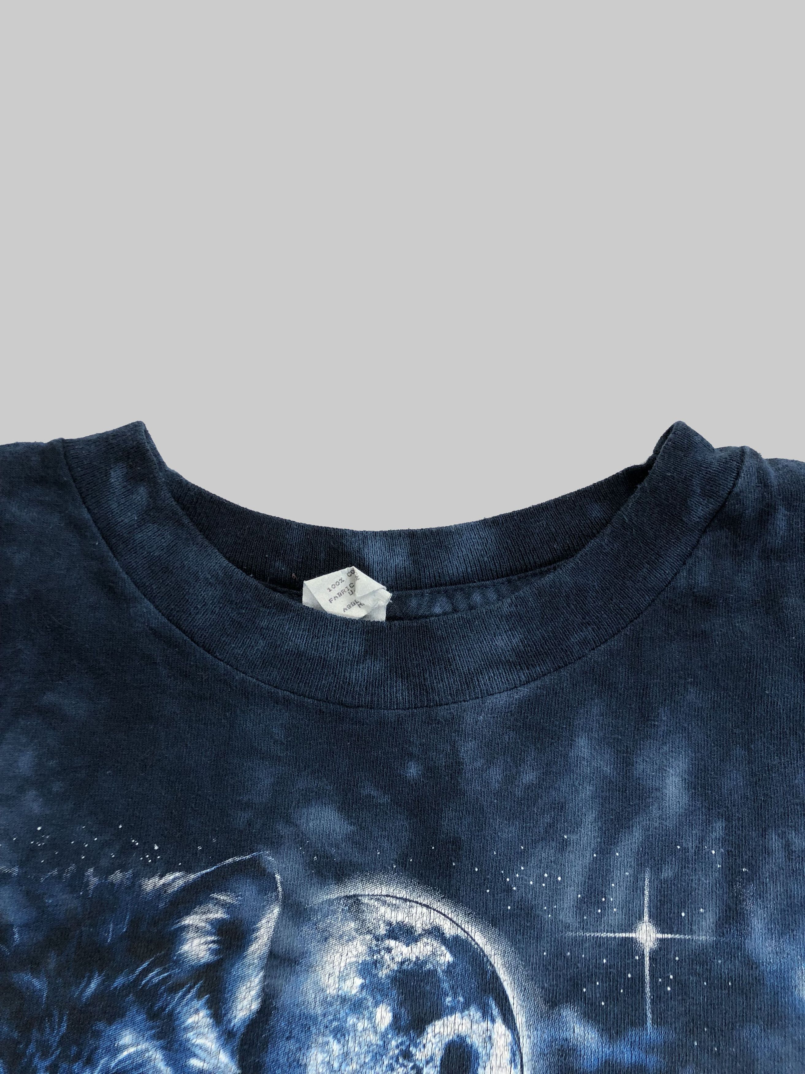 Vintage Vintage 90s Wolf tie dye t-shirt (Sea Frog Wolf Eagles) Size US M / EU 48-50 / 2 - 9 Thumbnail