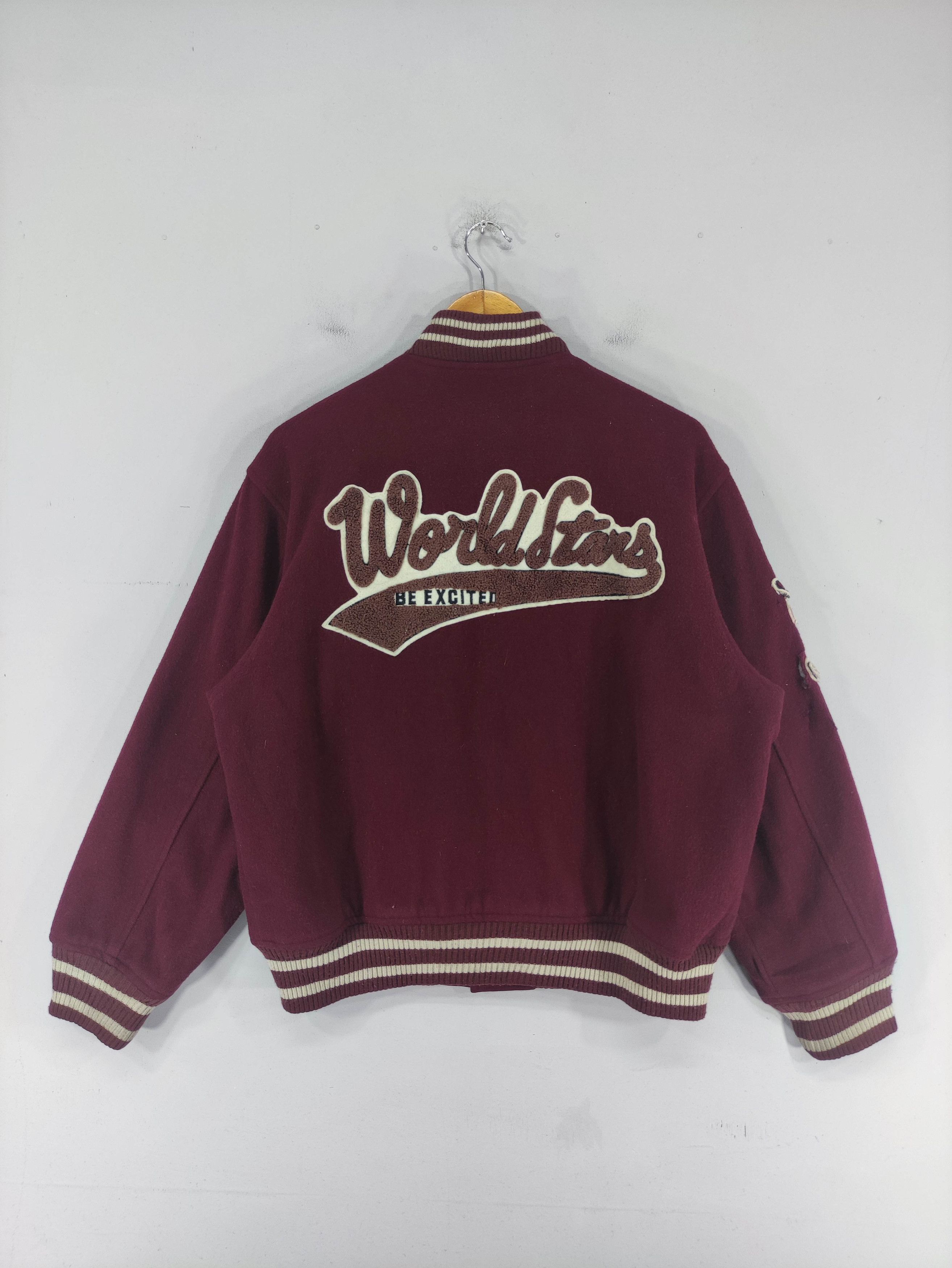 Vintage Vintage Varsity Jacket Jungle Storm Snap Button Size US L / EU 52-54 / 3 - 11 Thumbnail