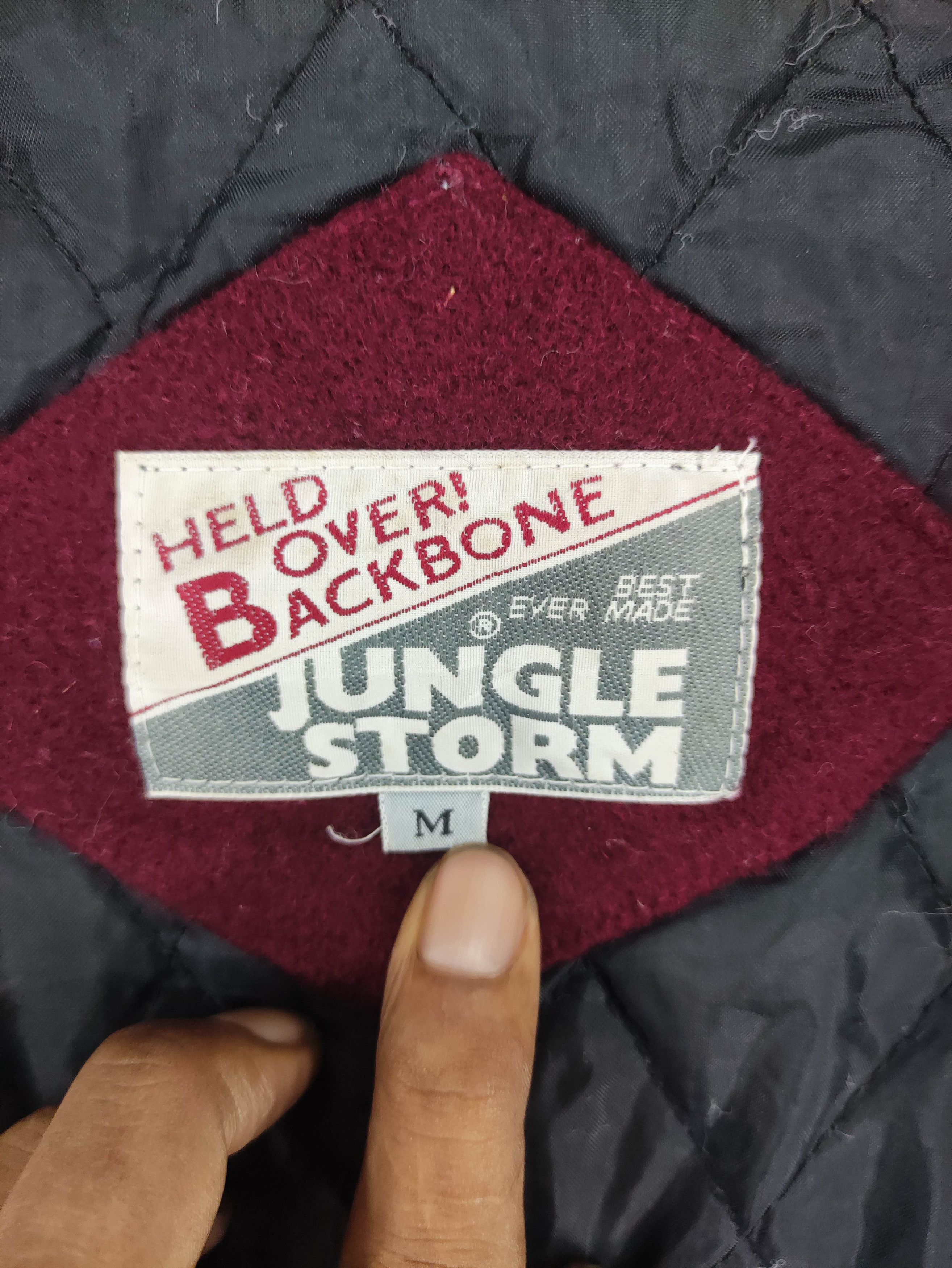 Vintage Vintage Varsity Jacket Jungle Storm Snap Button Size US L / EU 52-54 / 3 - 5 Thumbnail
