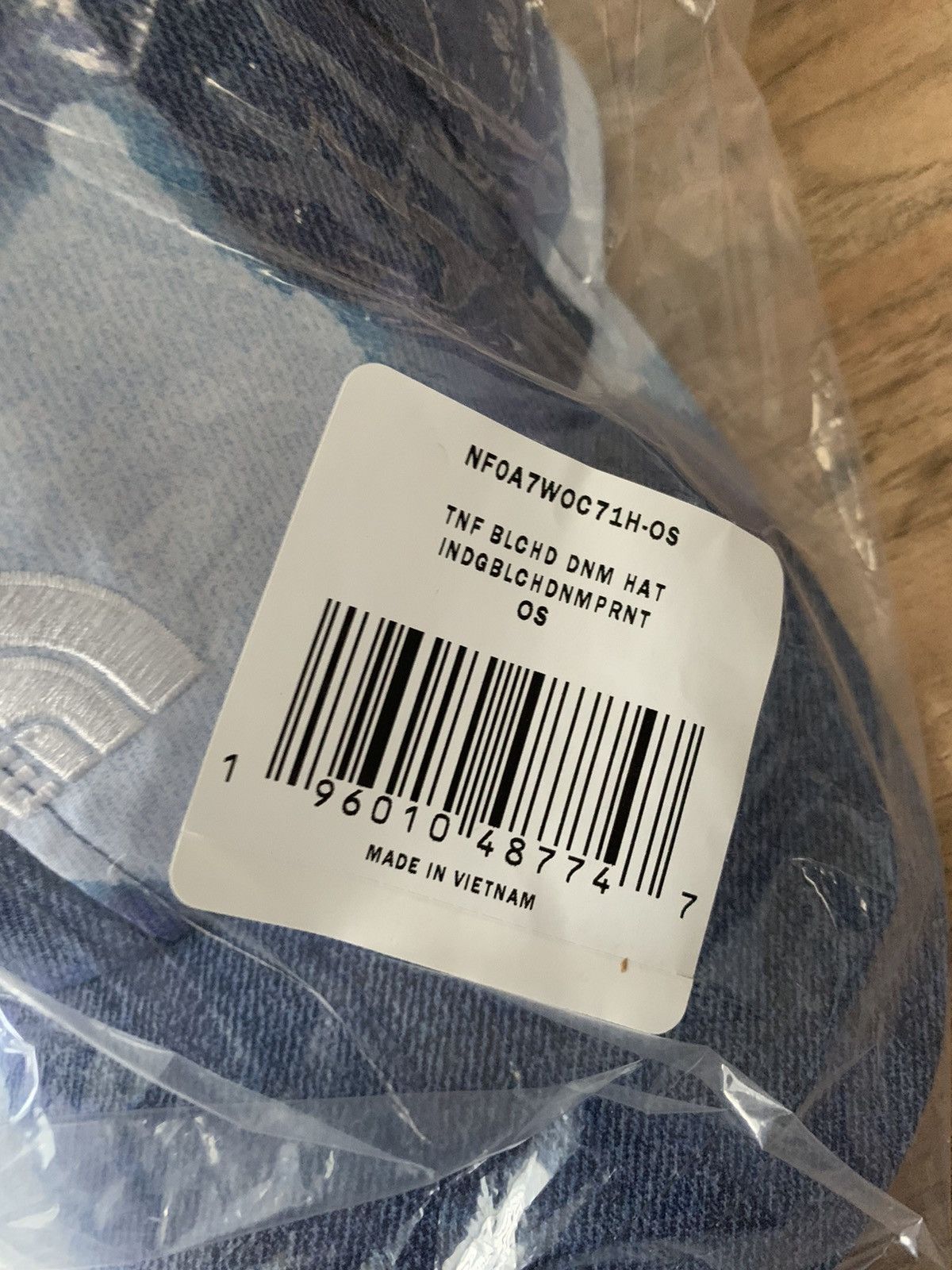Supreme × The North Face Supreme The North Face Bleached Denim Print 6-Panel Size ONE SIZE - 2 Thumbnail