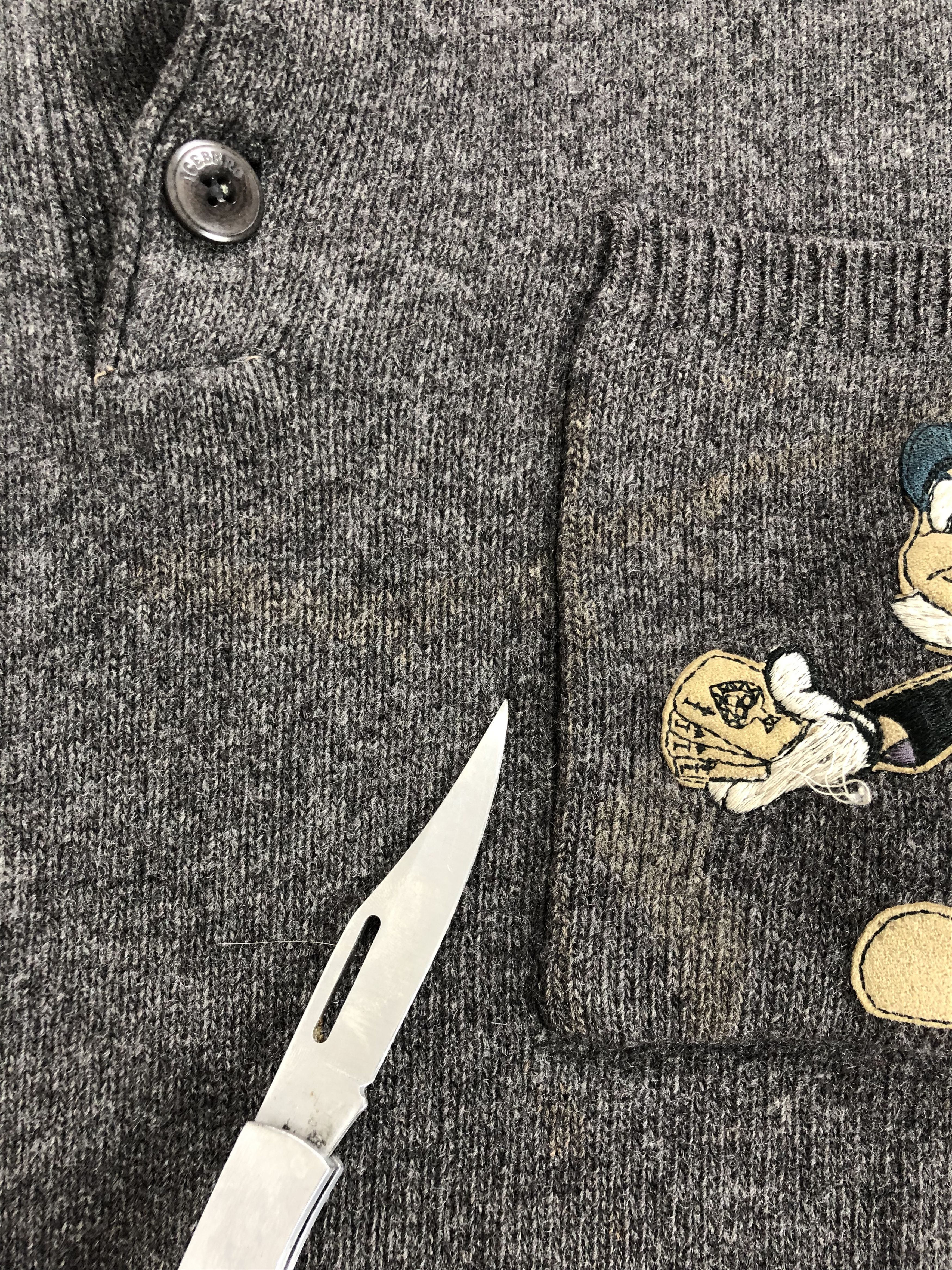 Disney VIntage 90s Iceberg Jiminy Cricket Disney Sweater Size US XL / EU 56 / 4 - 4 Thumbnail