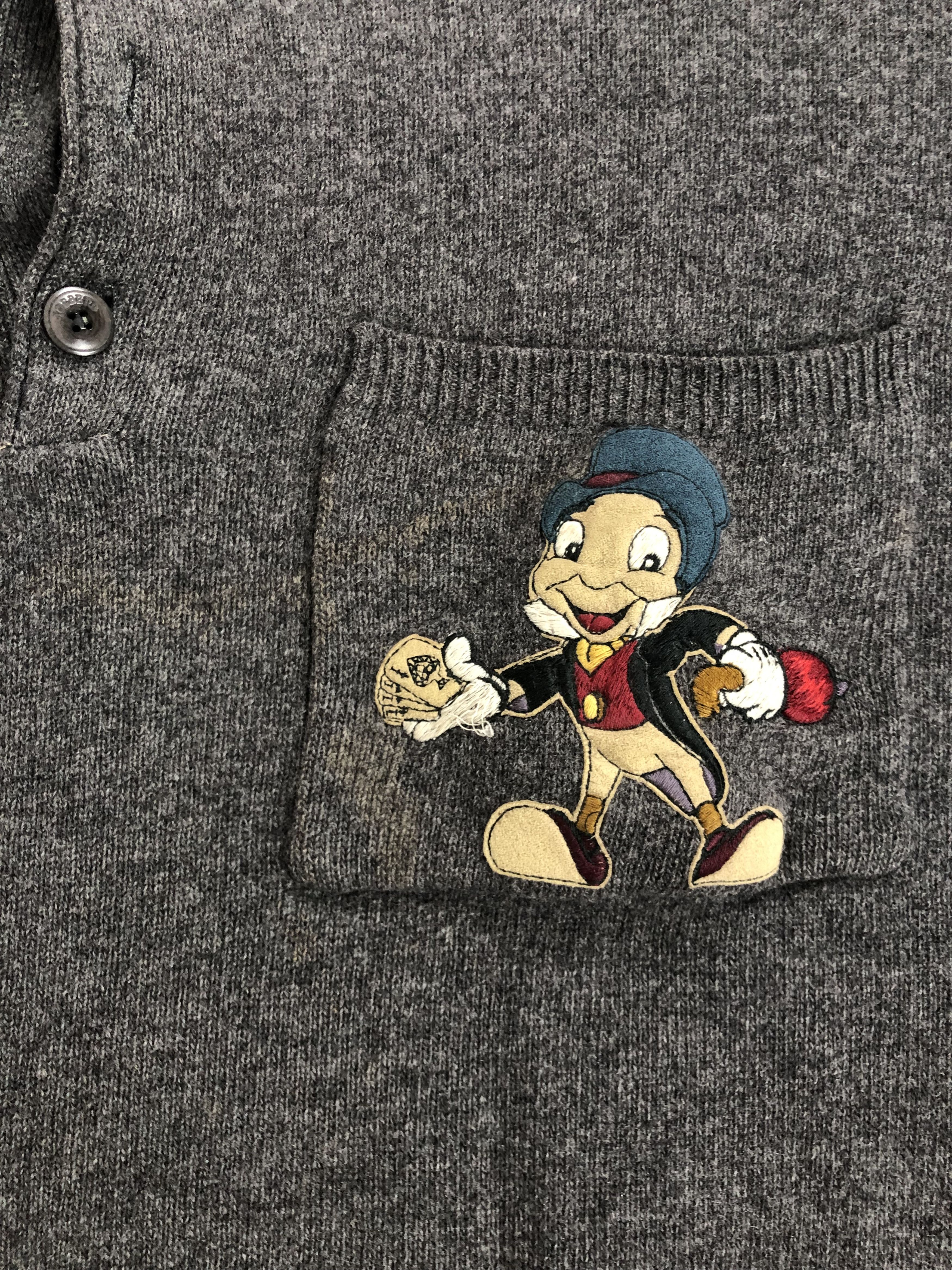 Disney VIntage 90s Iceberg Jiminy Cricket Disney Sweater Size US XL / EU 56 / 4 - 3 Thumbnail