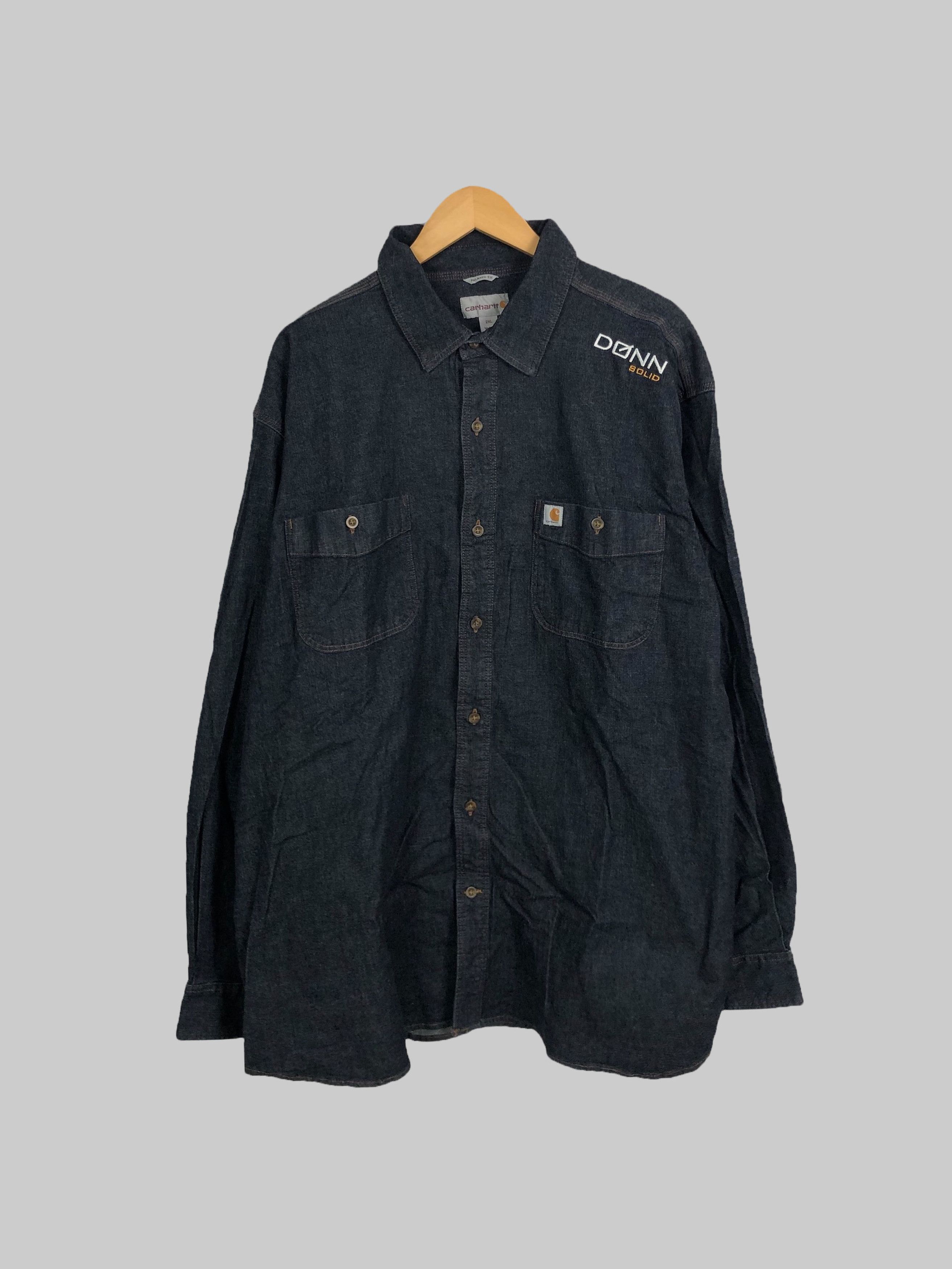 Carhartt Carhartt Denim Shirt Size US XXL / EU 58 / 5 - 1 Thumbnail