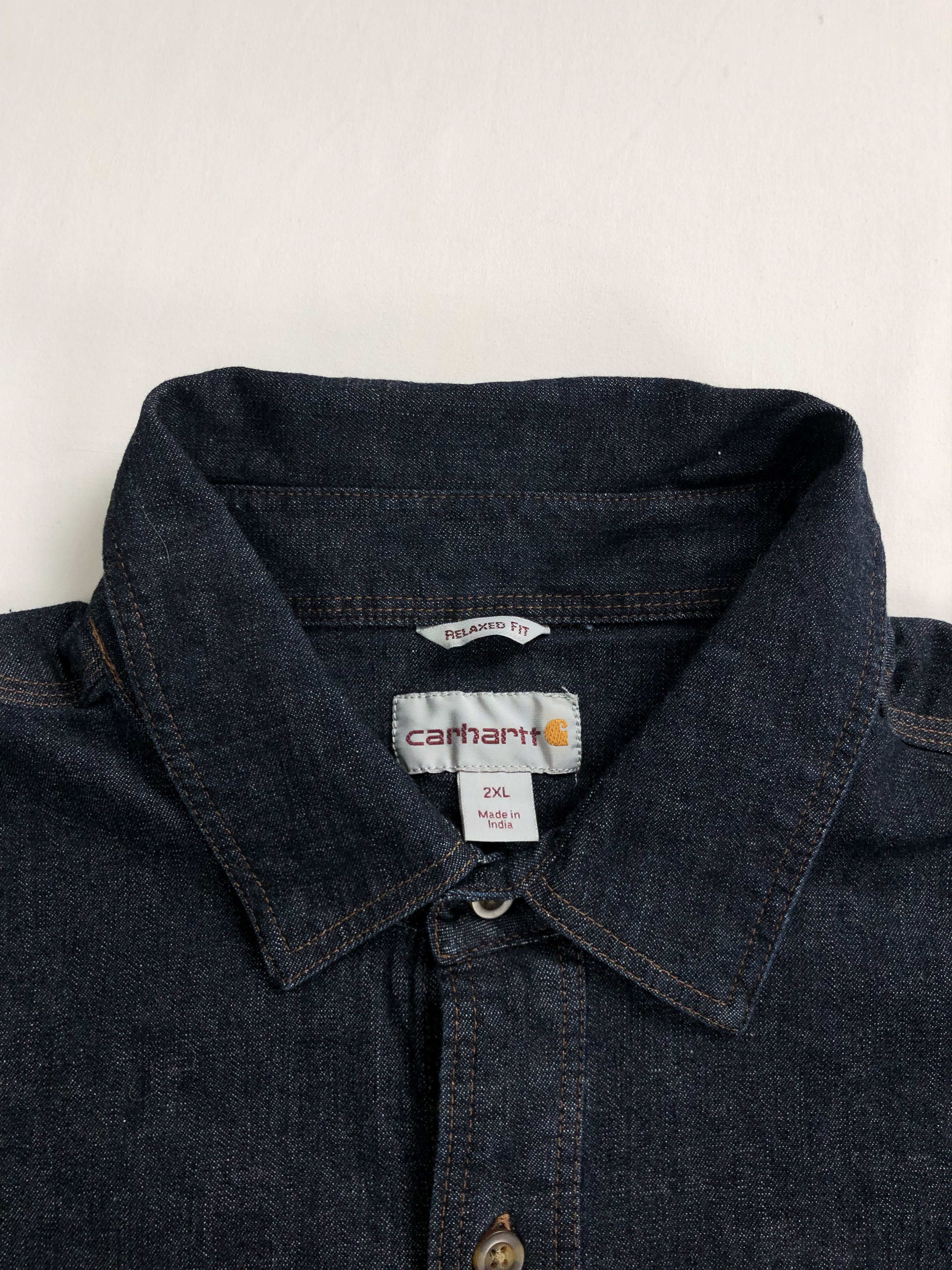 Carhartt Carhartt Denim Shirt Size US XXL / EU 58 / 5 - 5 Thumbnail