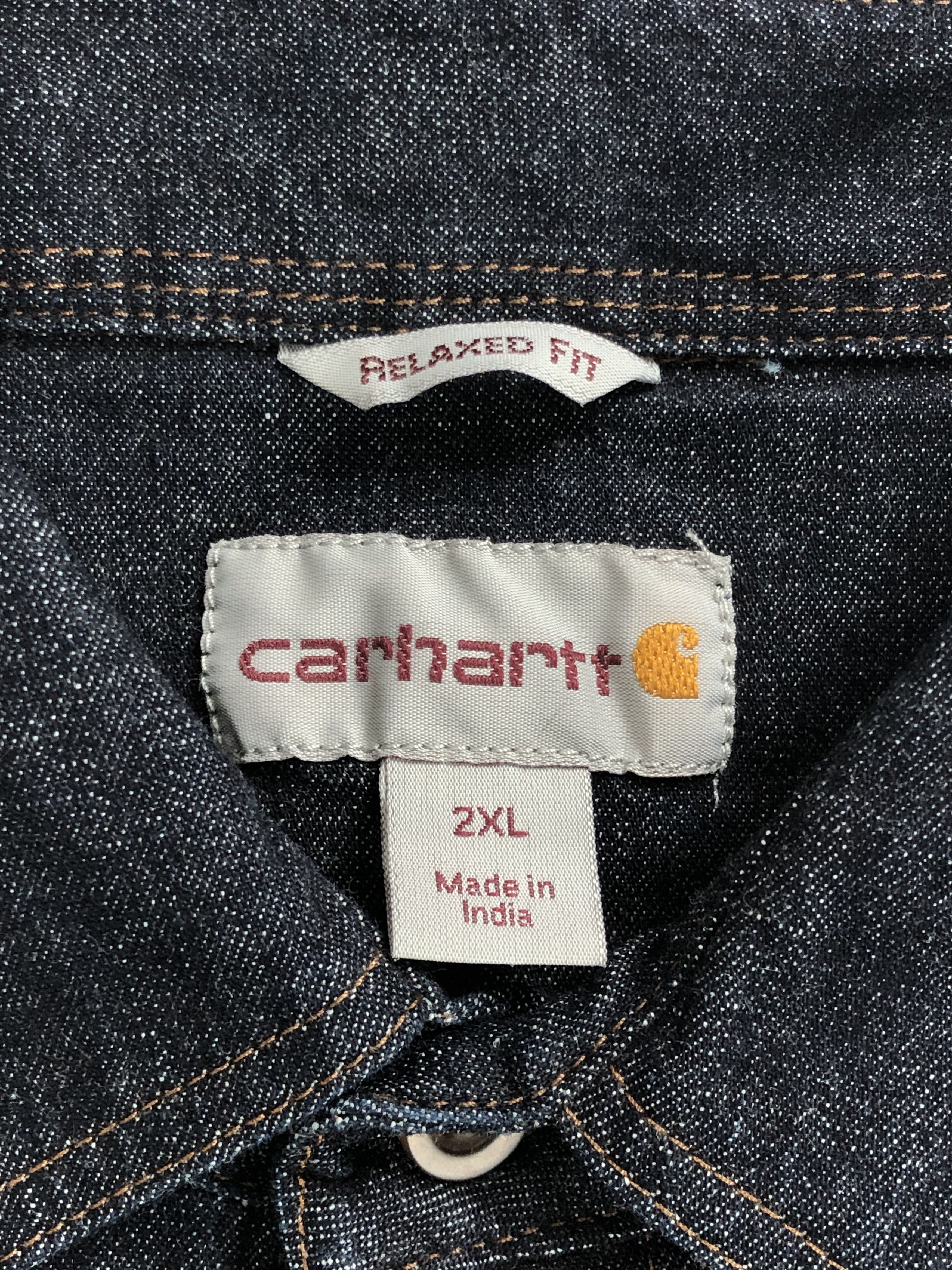 Carhartt Carhartt Denim Shirt Size US XXL / EU 58 / 5 - 6 Thumbnail