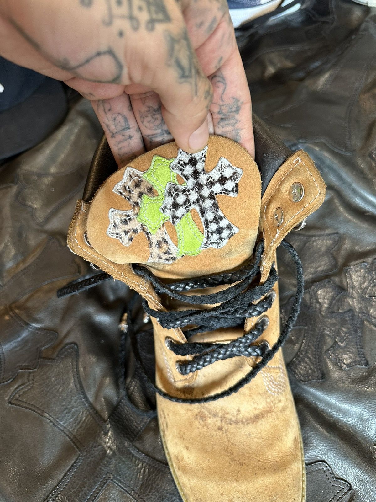Chrome Hearts × Timberland Famous Chrome Hearts x Timberland Boots Made for 4Gseller Size US 10.5 / EU 43-44 - 10 Thumbnail
