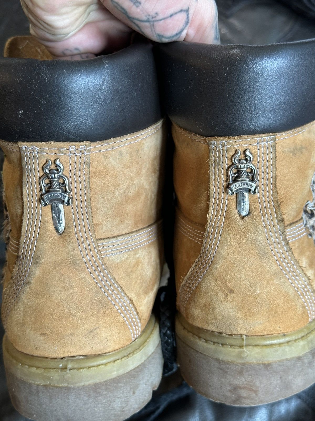 Chrome Hearts × Timberland Famous Chrome Hearts x Timberland Boots Made for 4Gseller Size US 10.5 / EU 43-44 - 13 Thumbnail