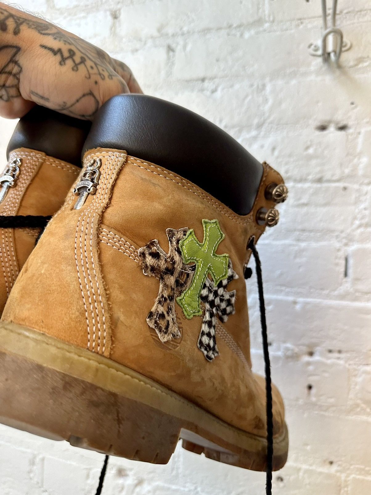 Chrome Hearts × Timberland Famous Chrome Hearts x Timberland Boots Made for 4Gseller Size US 10.5 / EU 43-44 - 7 Thumbnail