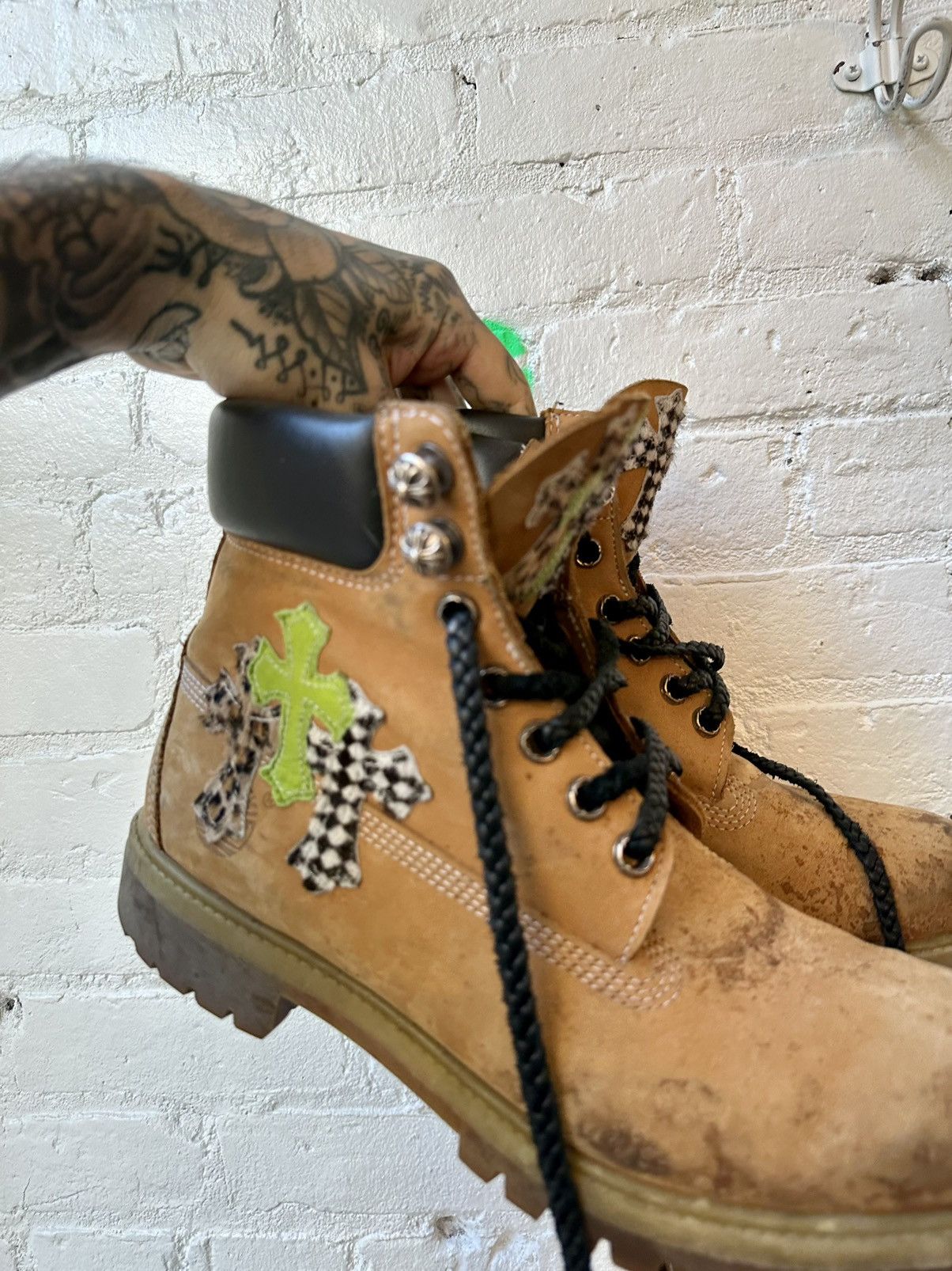 Chrome Hearts × Timberland Famous Chrome Hearts x Timberland Boots Made for 4Gseller Size US 10.5 / EU 43-44 - 3 Thumbnail