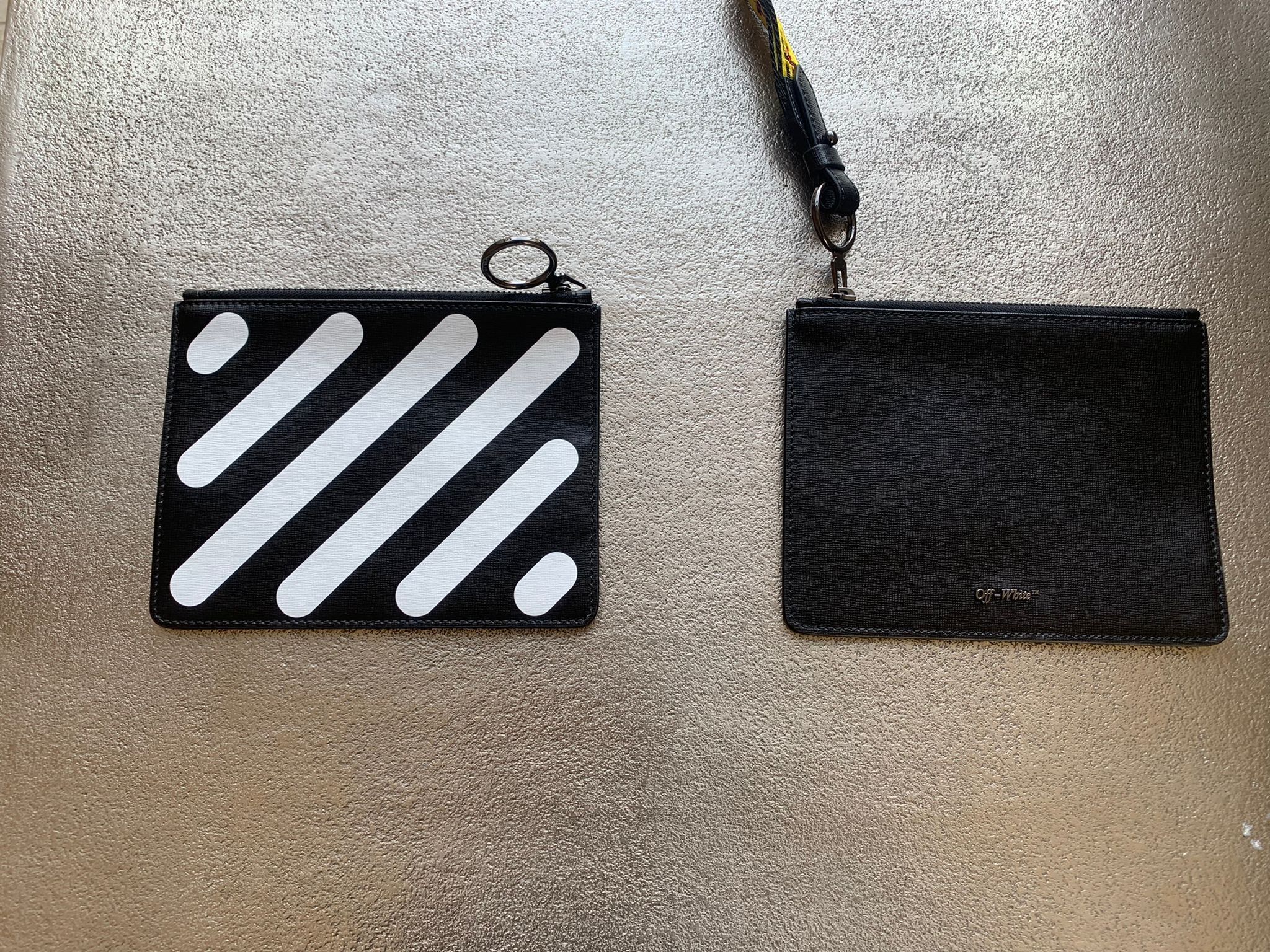 Off-White Button Diagonal Wallet in Black Size ONE SIZE - 5 Thumbnail