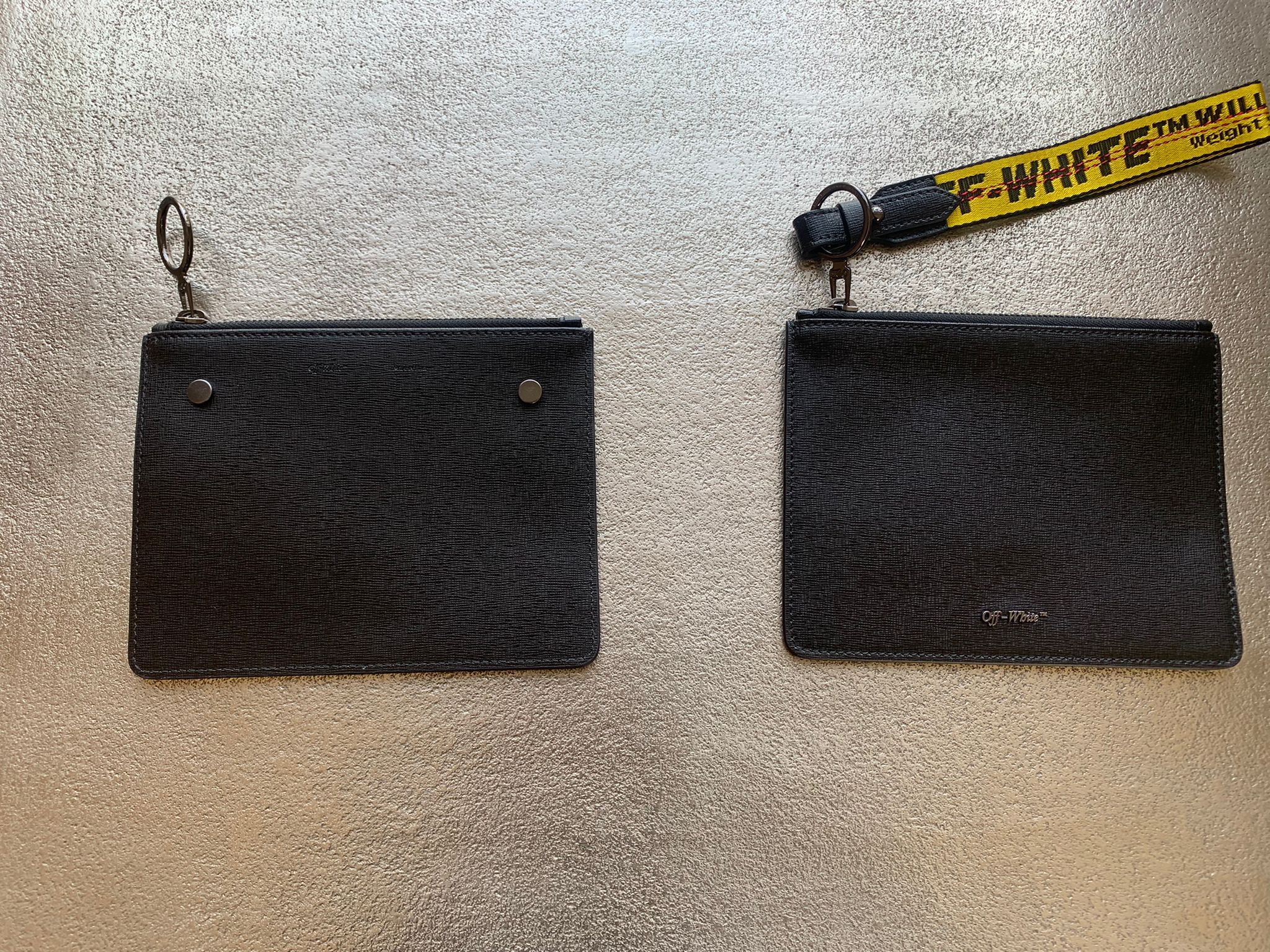 Off-White Button Diagonal Wallet in Black Size ONE SIZE - 7 Thumbnail