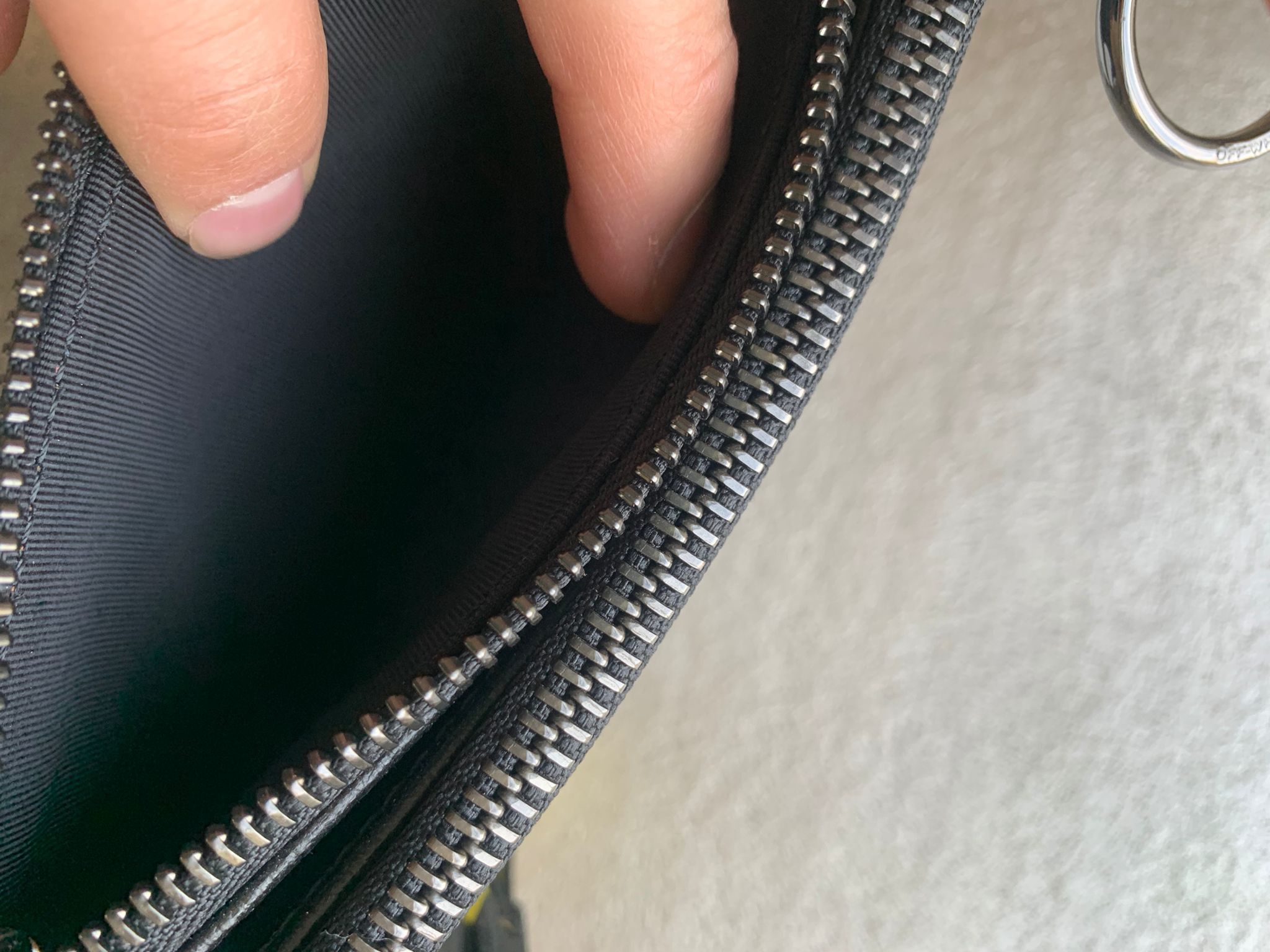 Off-White Button Diagonal Wallet in Black Size ONE SIZE - 9 Thumbnail