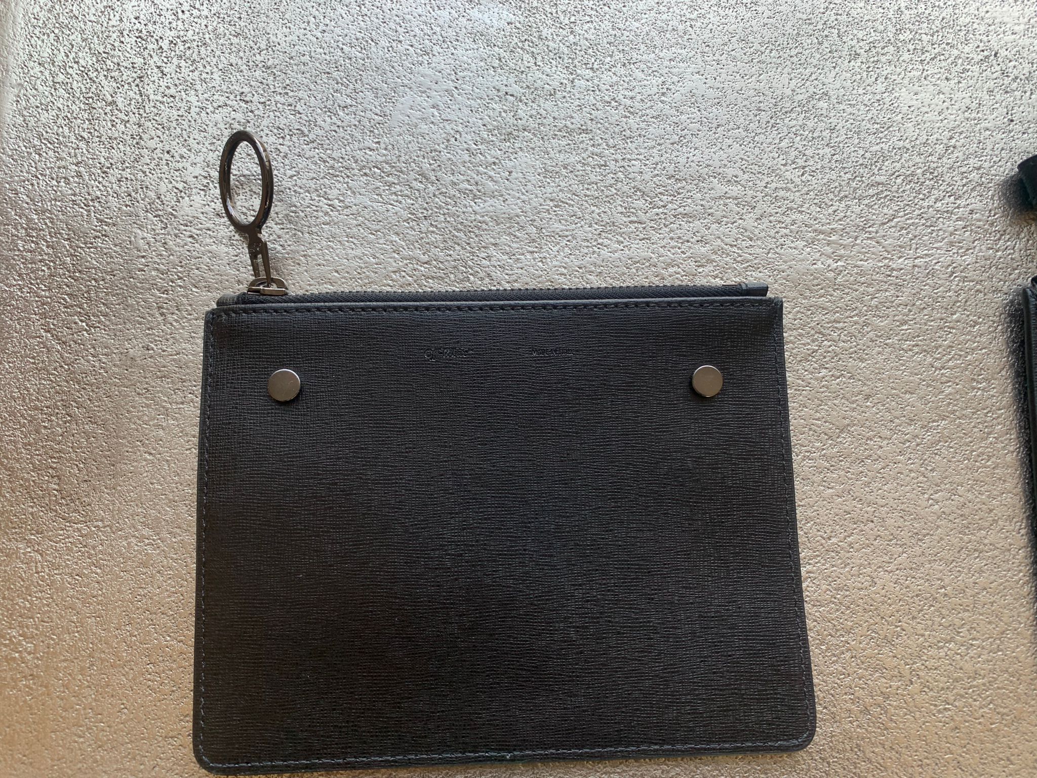 Off-White Button Diagonal Wallet in Black Size ONE SIZE - 6 Thumbnail