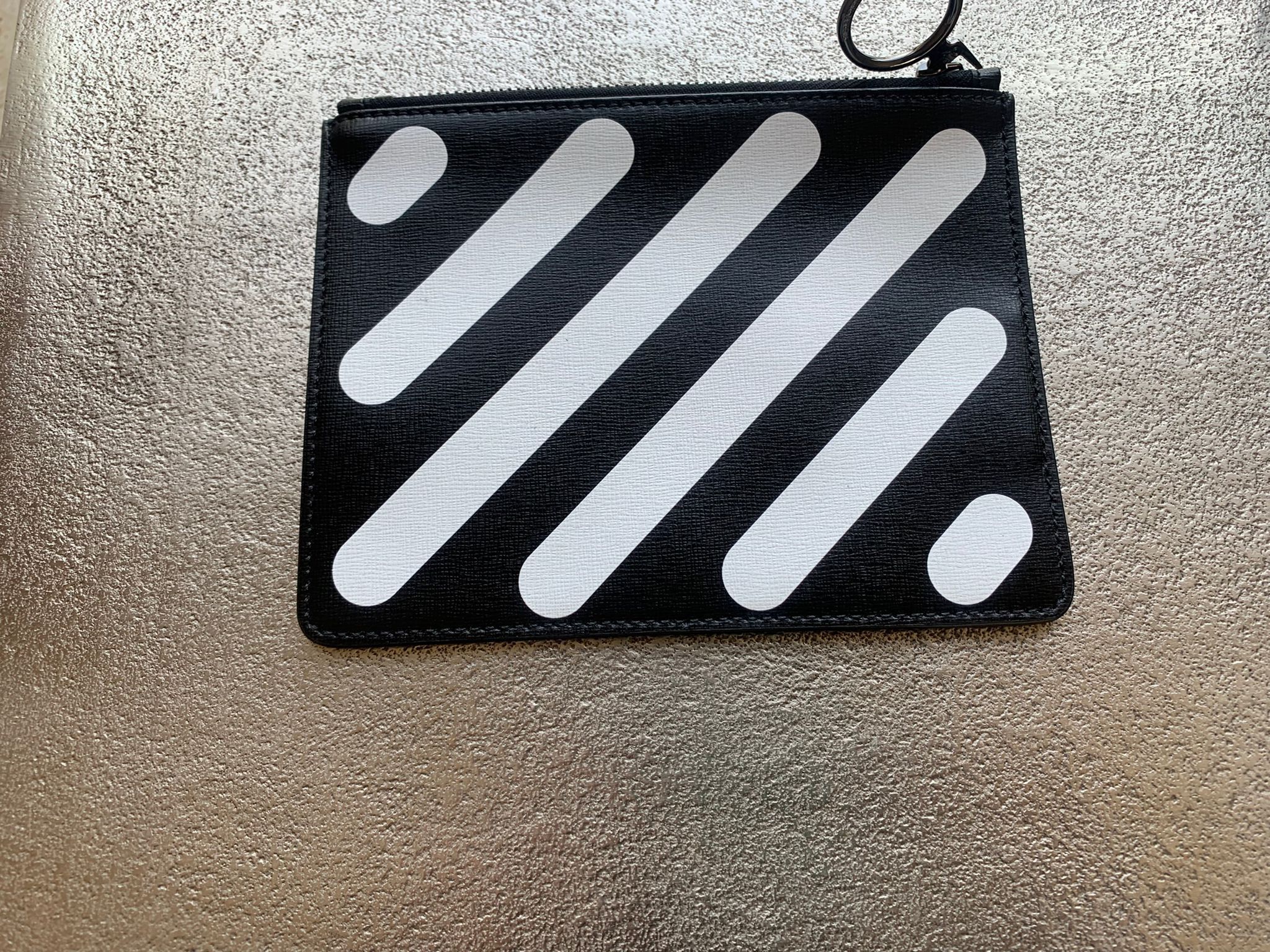 Off-White Button Diagonal Wallet in Black Size ONE SIZE - 4 Thumbnail