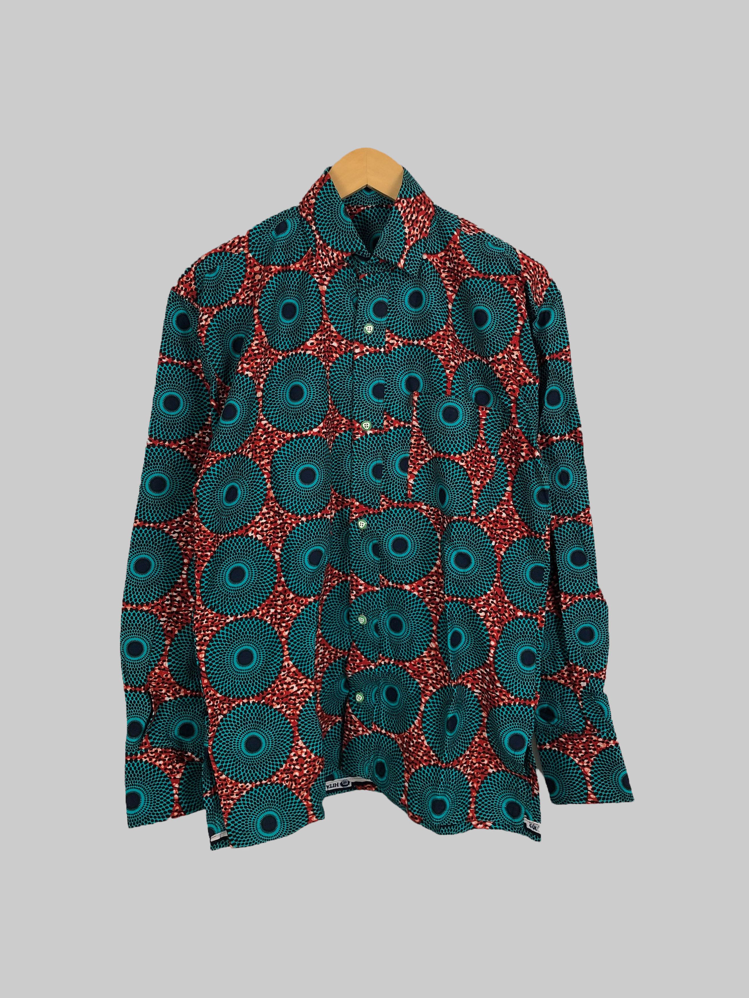 Other Hypnosis Abstract Print Shirt Hawaiian Shirt Crazy Shirts Size US M / EU 48-50 / 2 - 1 Thumbnail