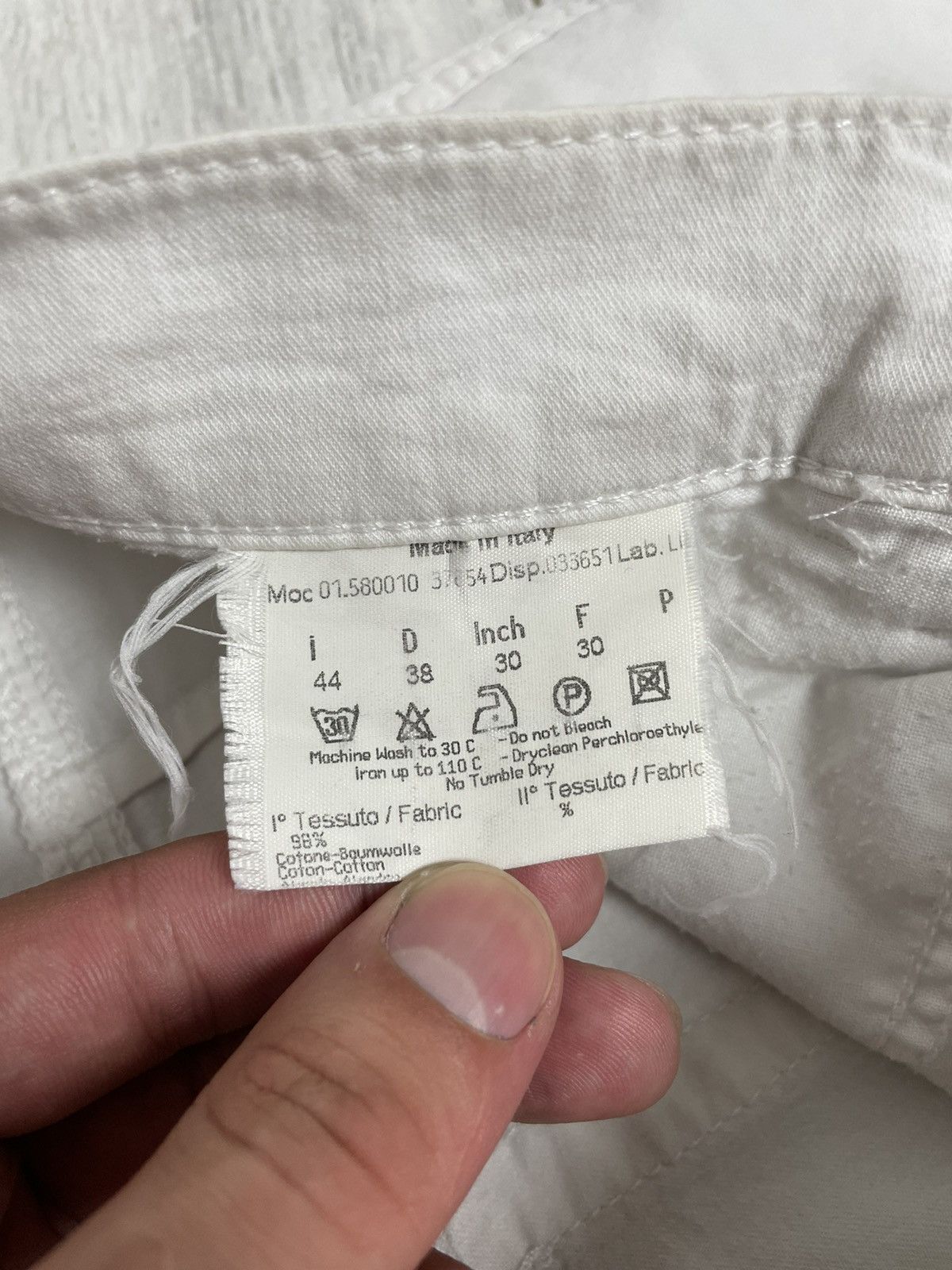 Fendi Fendi vintage rare casual white pants logo Size US 31 - 17 Thumbnail