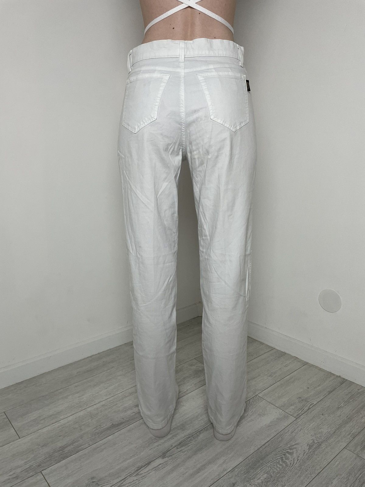 Fendi Fendi vintage rare casual white pants logo Size US 31 - 10 Thumbnail