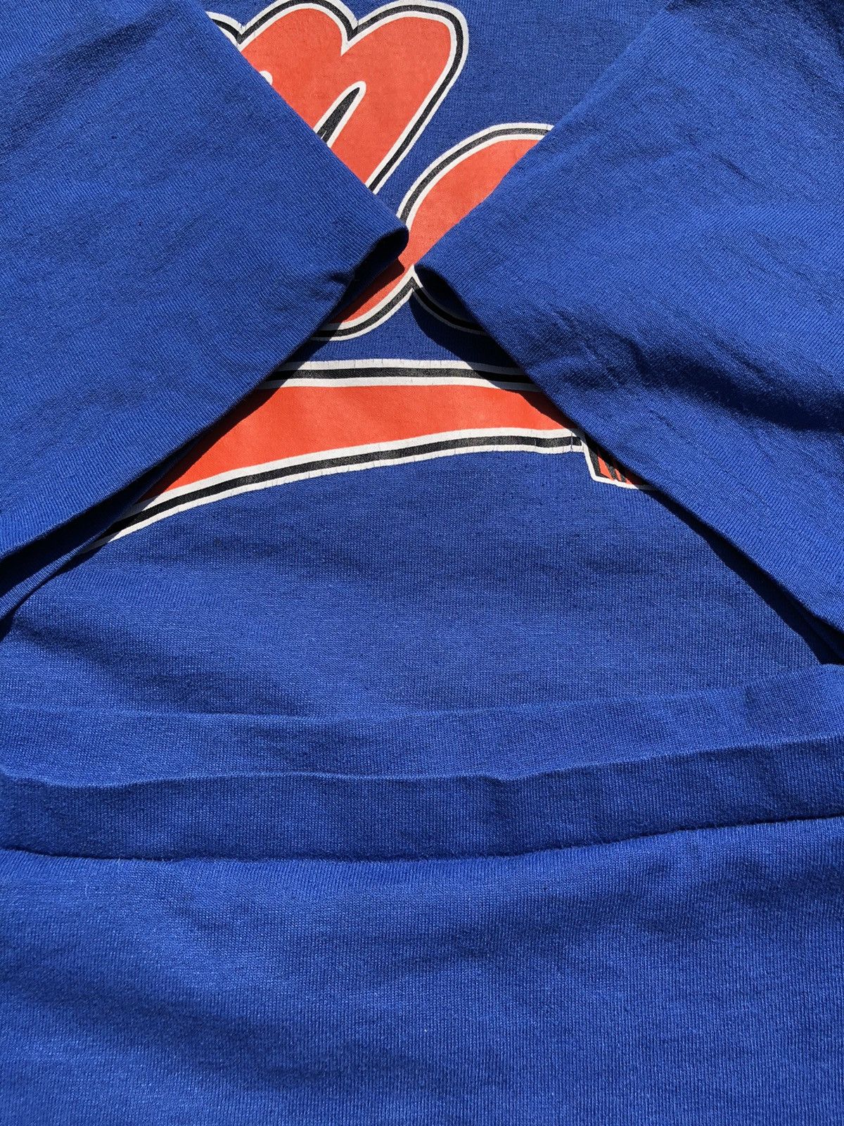 MLB Vintage 90s New York Mets MLB Single Stitch Blue Tee Size US M / EU 48-50 / 2 - 8 Thumbnail