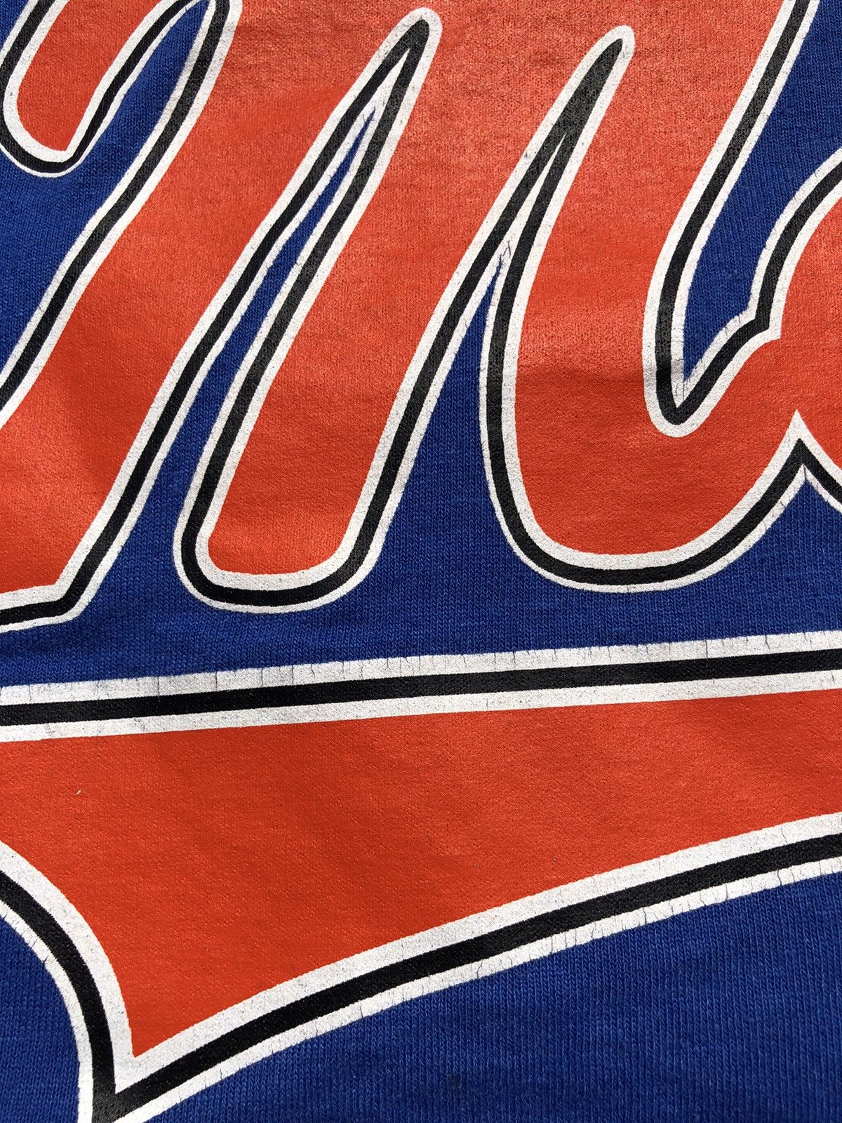 MLB Vintage 90s New York Mets MLB Single Stitch Blue Tee Size US M / EU 48-50 / 2 - 6 Thumbnail