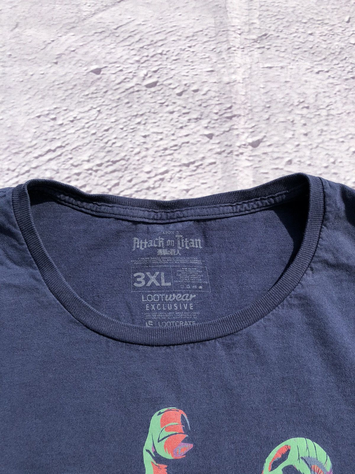 Anime Attack On Titan Anime Tee (Death Note One Piece Sailor Moon Size US XXL / EU 58 / 5 - 5 Thumbnail