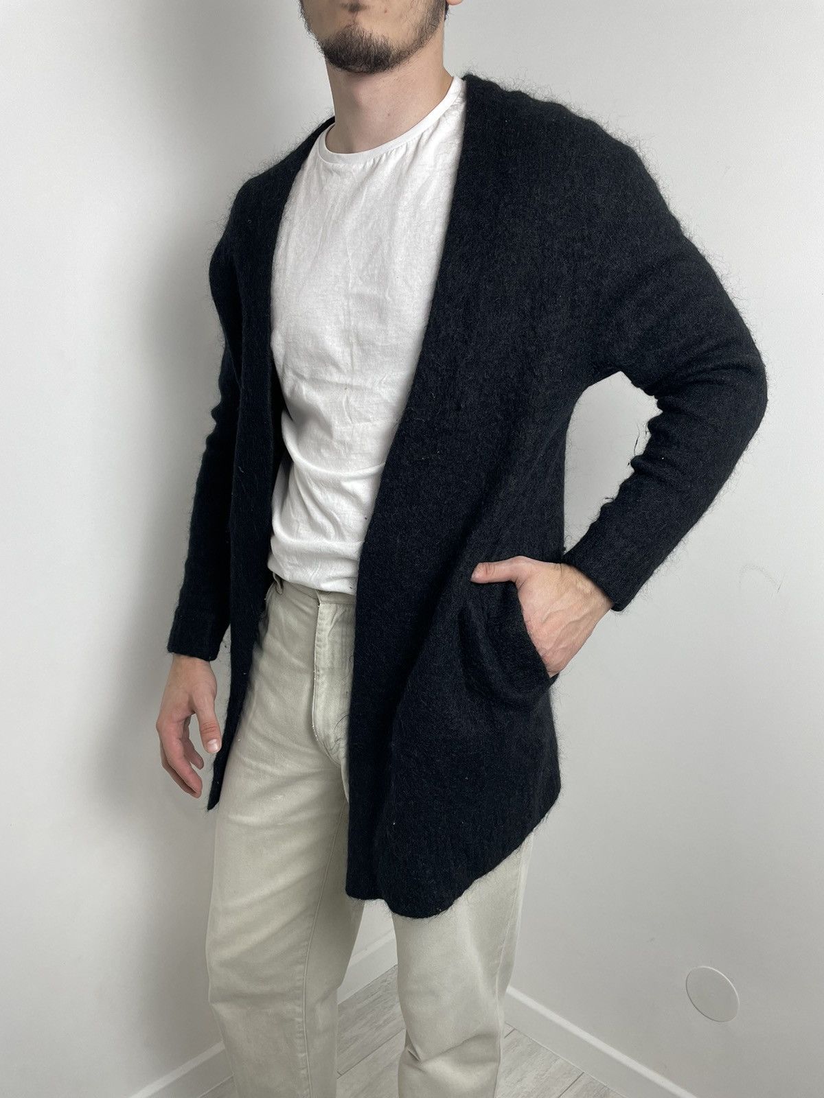 Acne Studios Acne studios Raya Mohair PAW15 Wool Cardigan Size US M / EU 48-50 / 2 - 2 Thumbnail