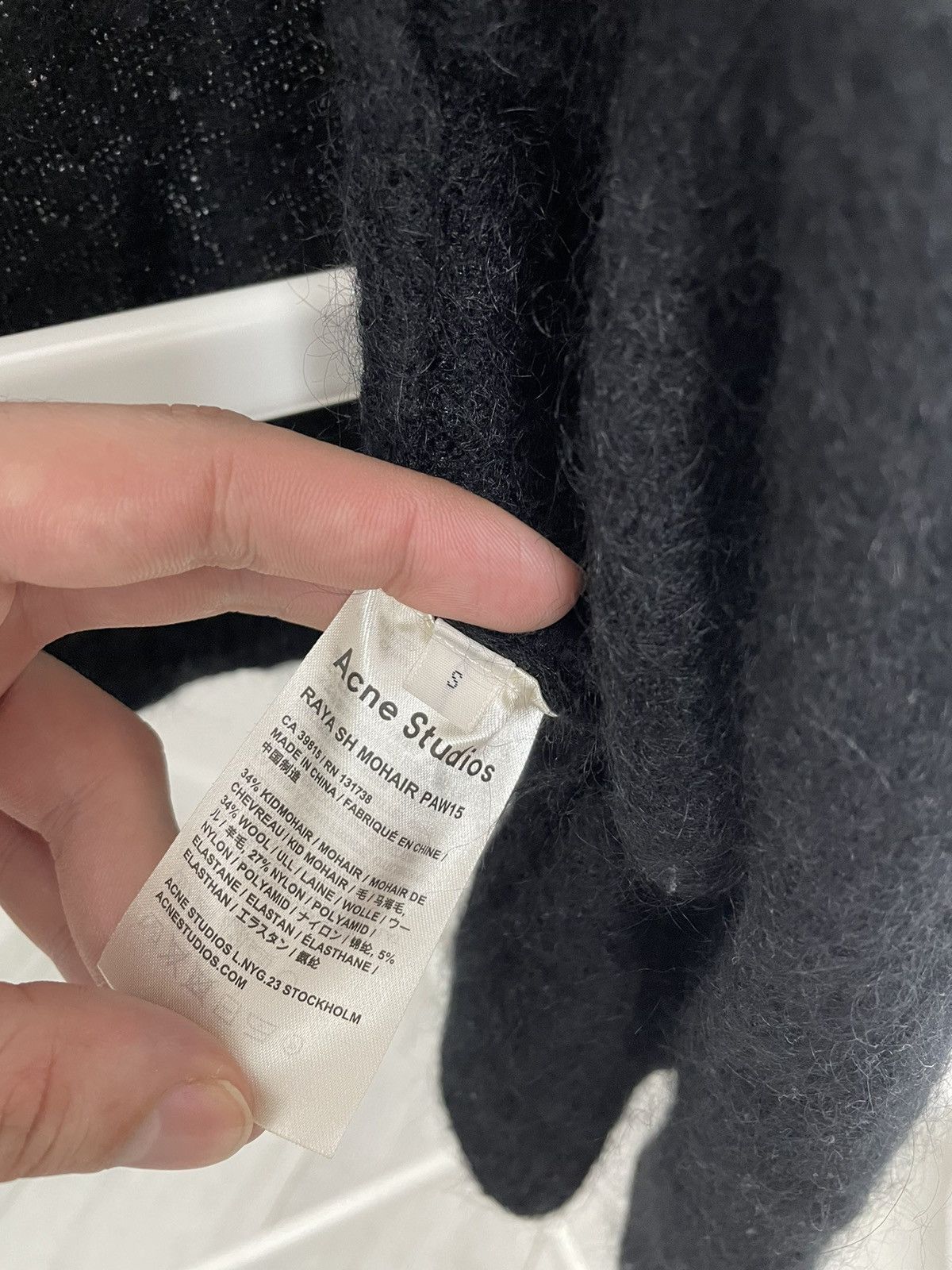 Acne Studios Acne studios Raya Mohair PAW15 Wool Cardigan Size US M / EU 48-50 / 2 - 9 Thumbnail