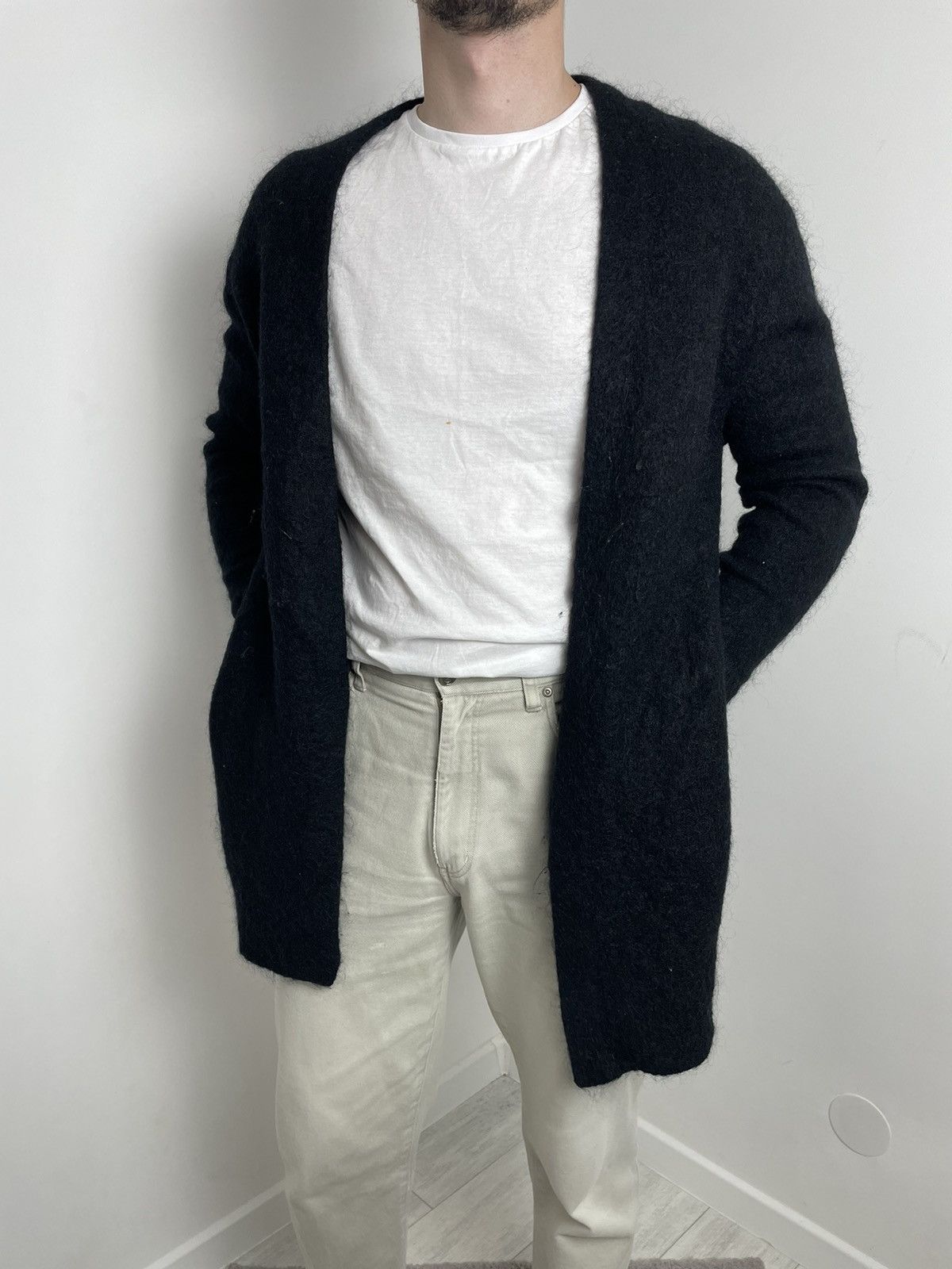 Acne Studios Acne studios Raya Mohair PAW15 Wool Cardigan Size US M / EU 48-50 / 2 - 5 Thumbnail