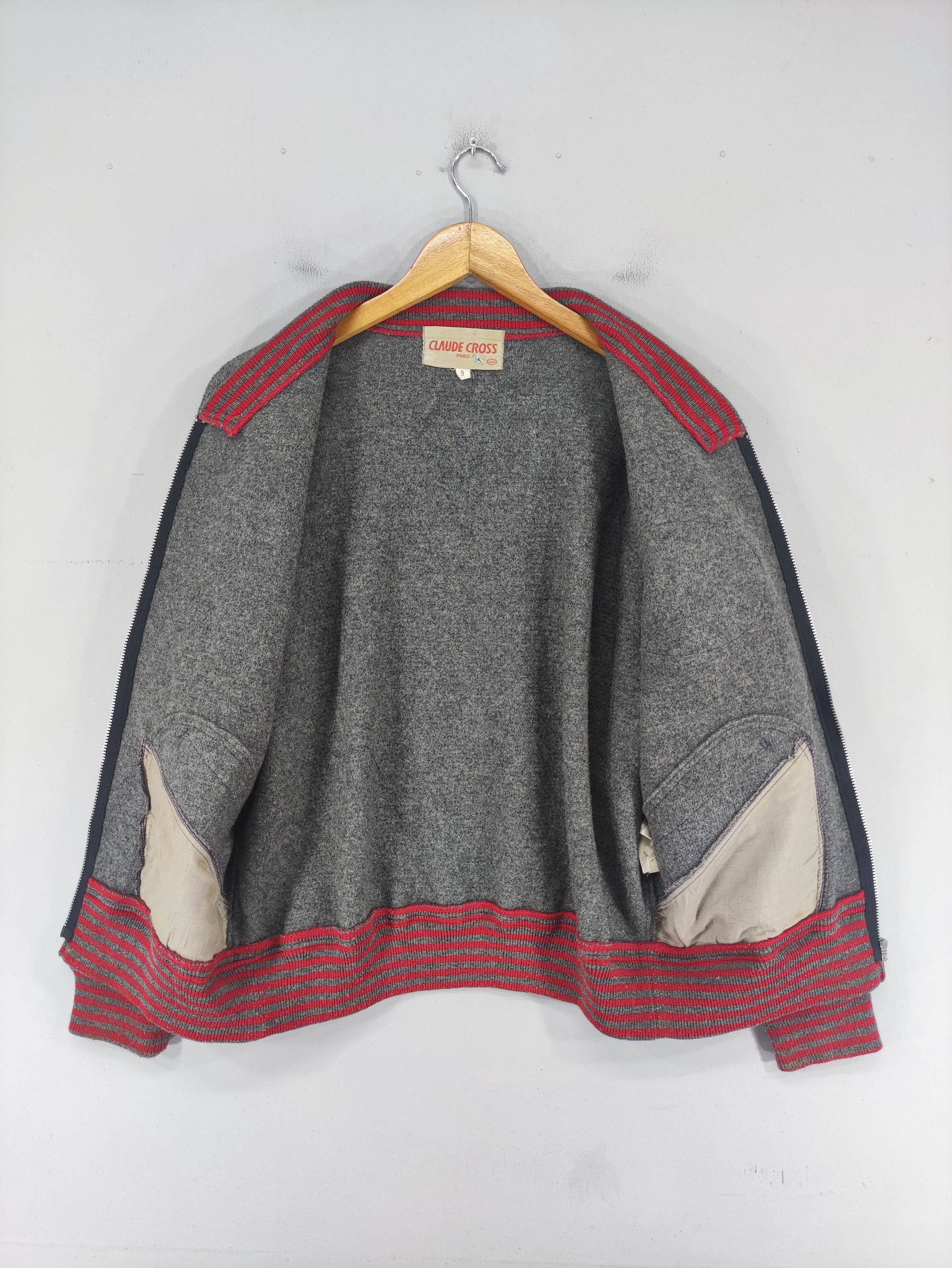 Vintage Vintage Claude Cross Varsity Wool Jacket Zipper Size US M / EU 48-50 / 2 - 9 Thumbnail