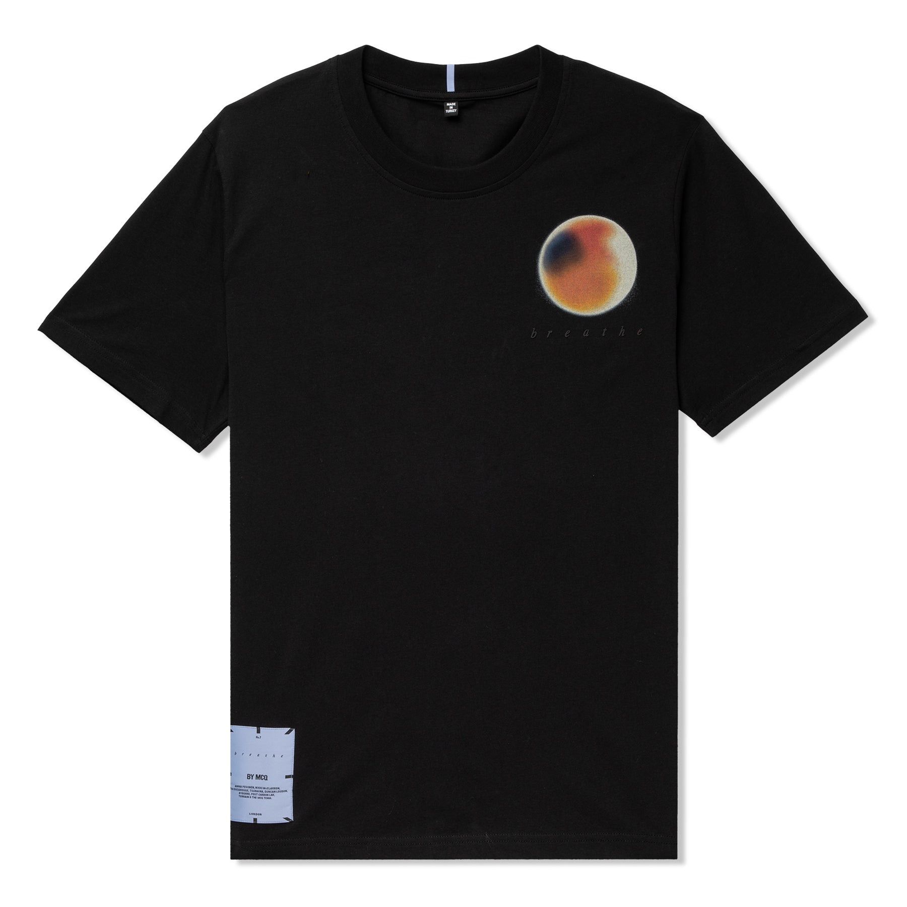 McQ Alexander McQueen Relaxed Gradient Darkest Breathe Tee