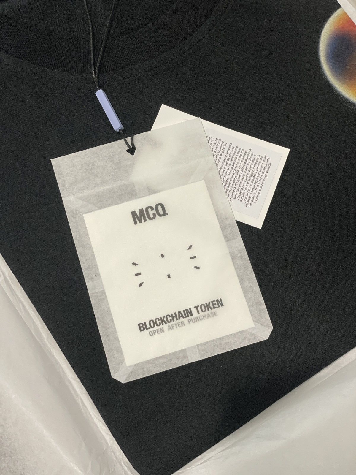 McQ Alexander McQueen Relaxed Gradient Darkest Breathe Tee