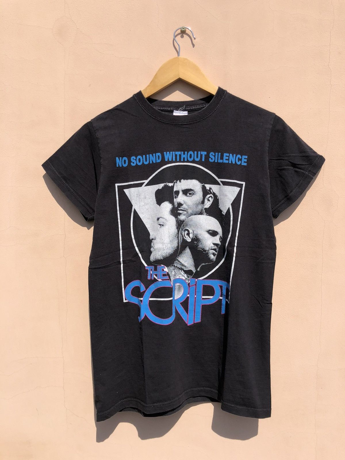 Band Tees Vintage 2015 The Script No Sound Without Silence Black Tee Size US S / EU 44-46 / 1 - 1 Thumbnail