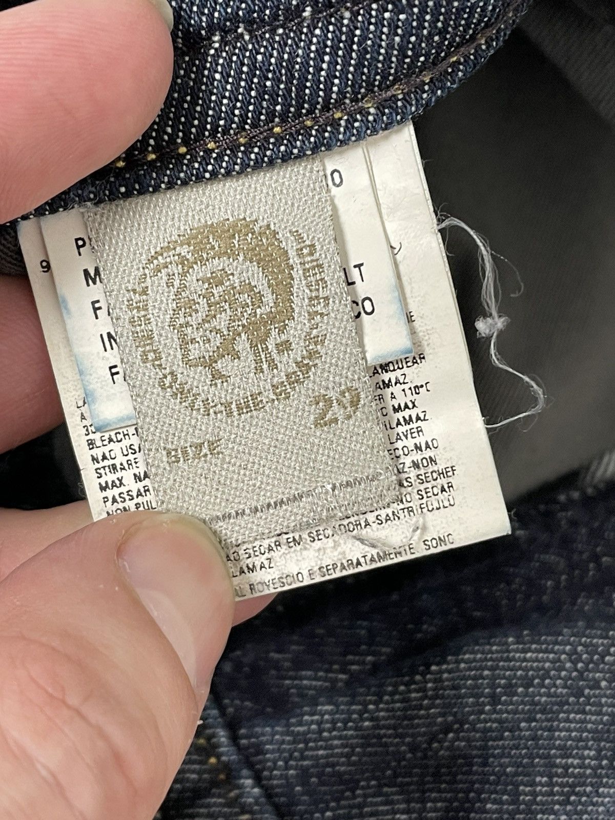 Diesel × Vintage Diesel Y2K Denim Zip pocket Size US 32 / EU 48 - 12 Thumbnail