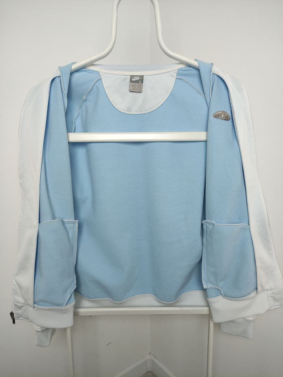 Nike × Vintage Nike sweatshirt Vintage Flecce Size US L / EU 52-54 / 3 - 4 Thumbnail