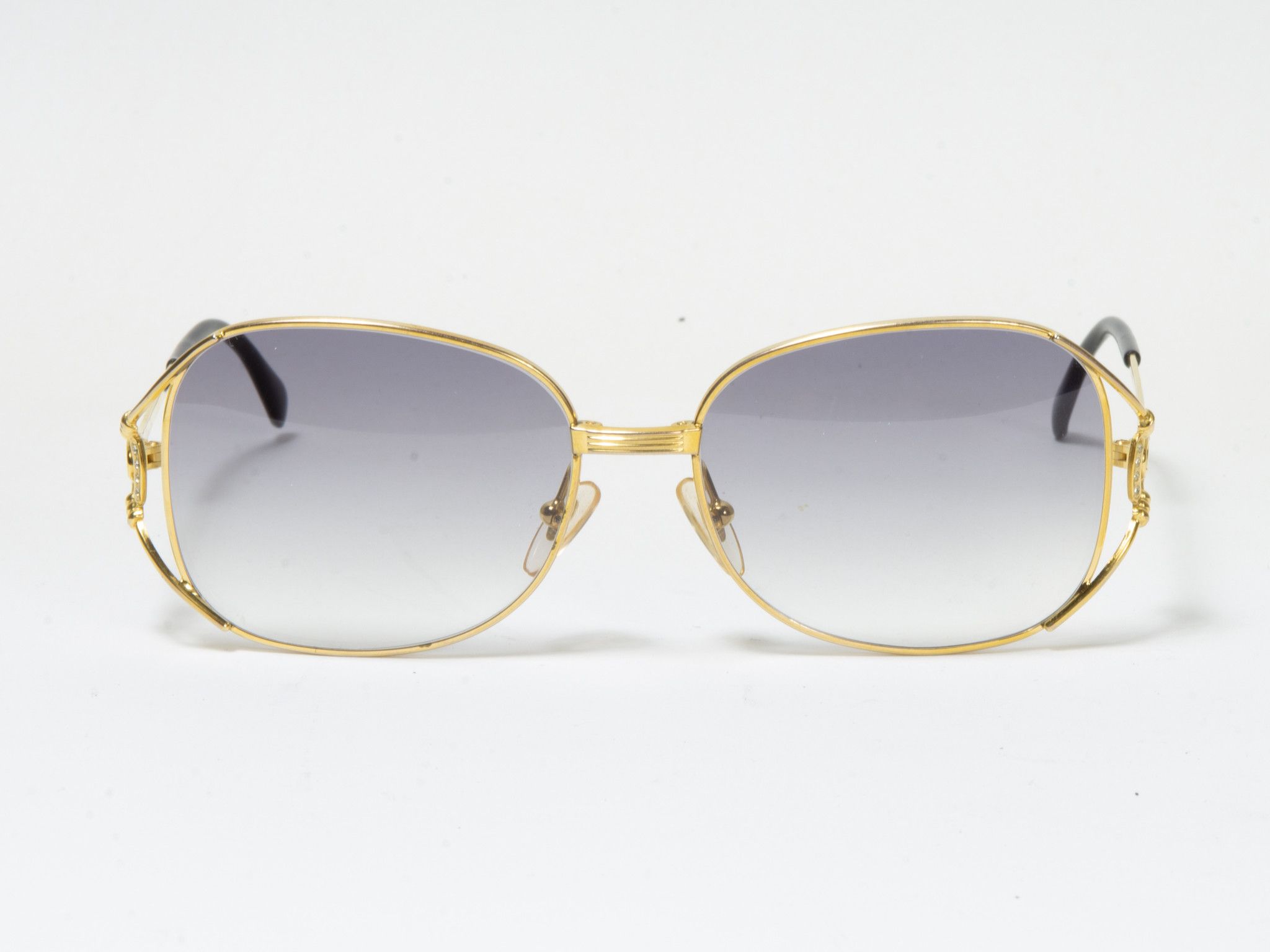 Dior 80's CARTIER STYLE GOLDEN VINTAGE DIOR SUNGLASSES Size ONE SIZE - 3 Thumbnail