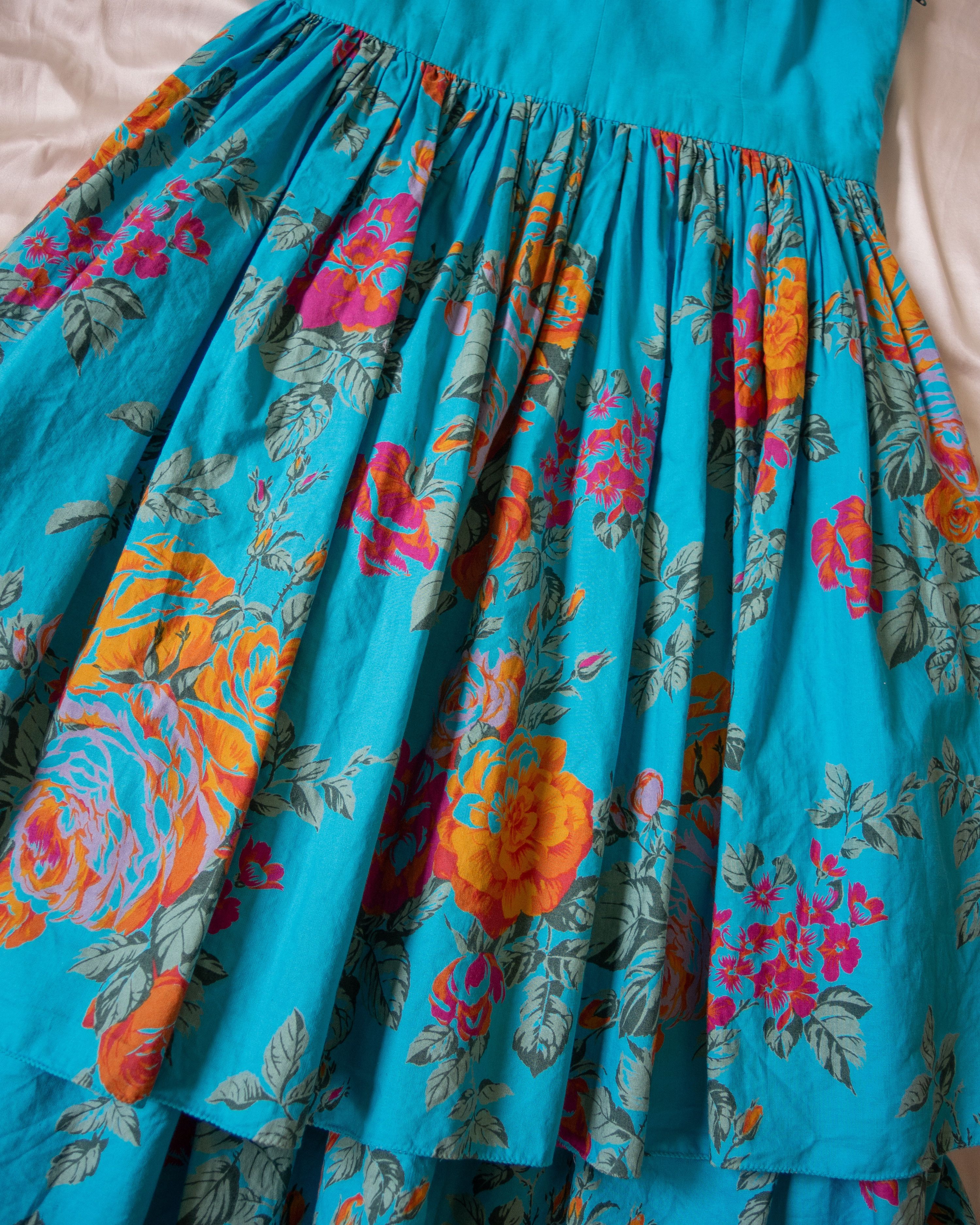 Emanuel Ungaro Emanuel Ungaro vintage floral print dress Size M / US 6-8 / IT 42-44 - 5 Thumbnail