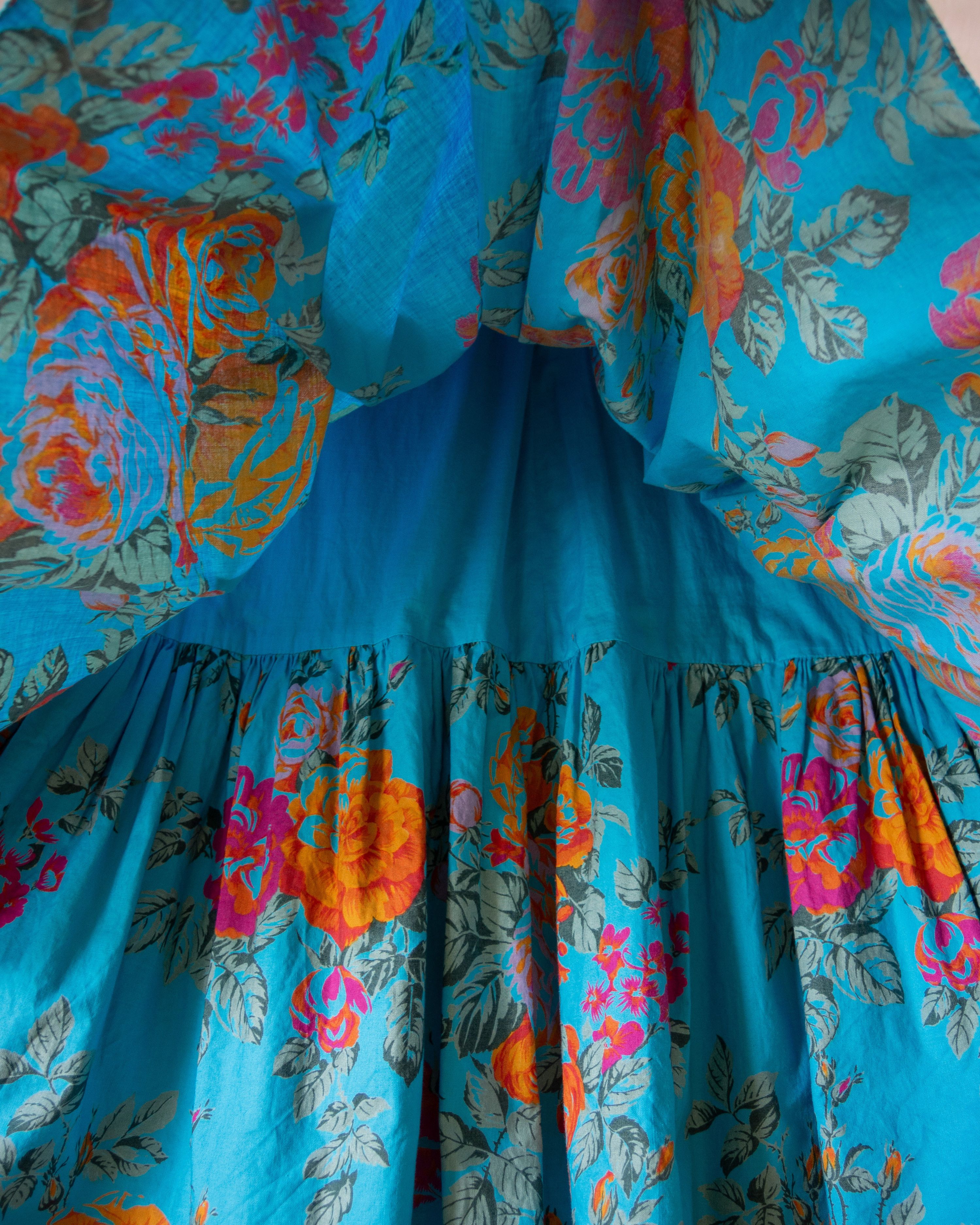 Emanuel Ungaro Emanuel Ungaro vintage floral print dress Size M / US 6-8 / IT 42-44 - 7 Thumbnail