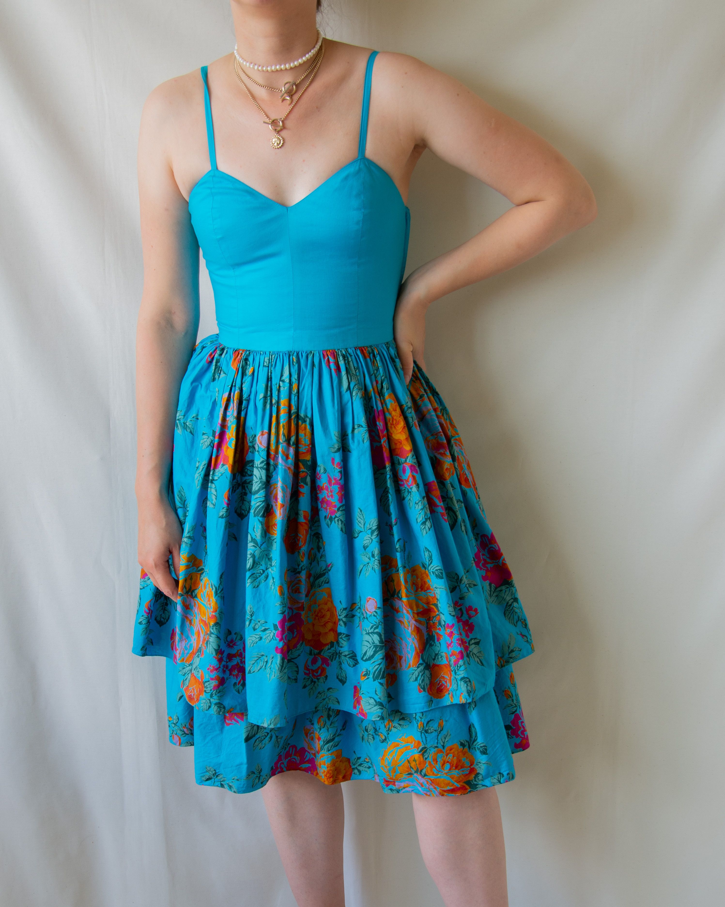 Emanuel Ungaro Emanuel Ungaro vintage floral print dress Size M / US 6-8 / IT 42-44 - 1 Thumbnail