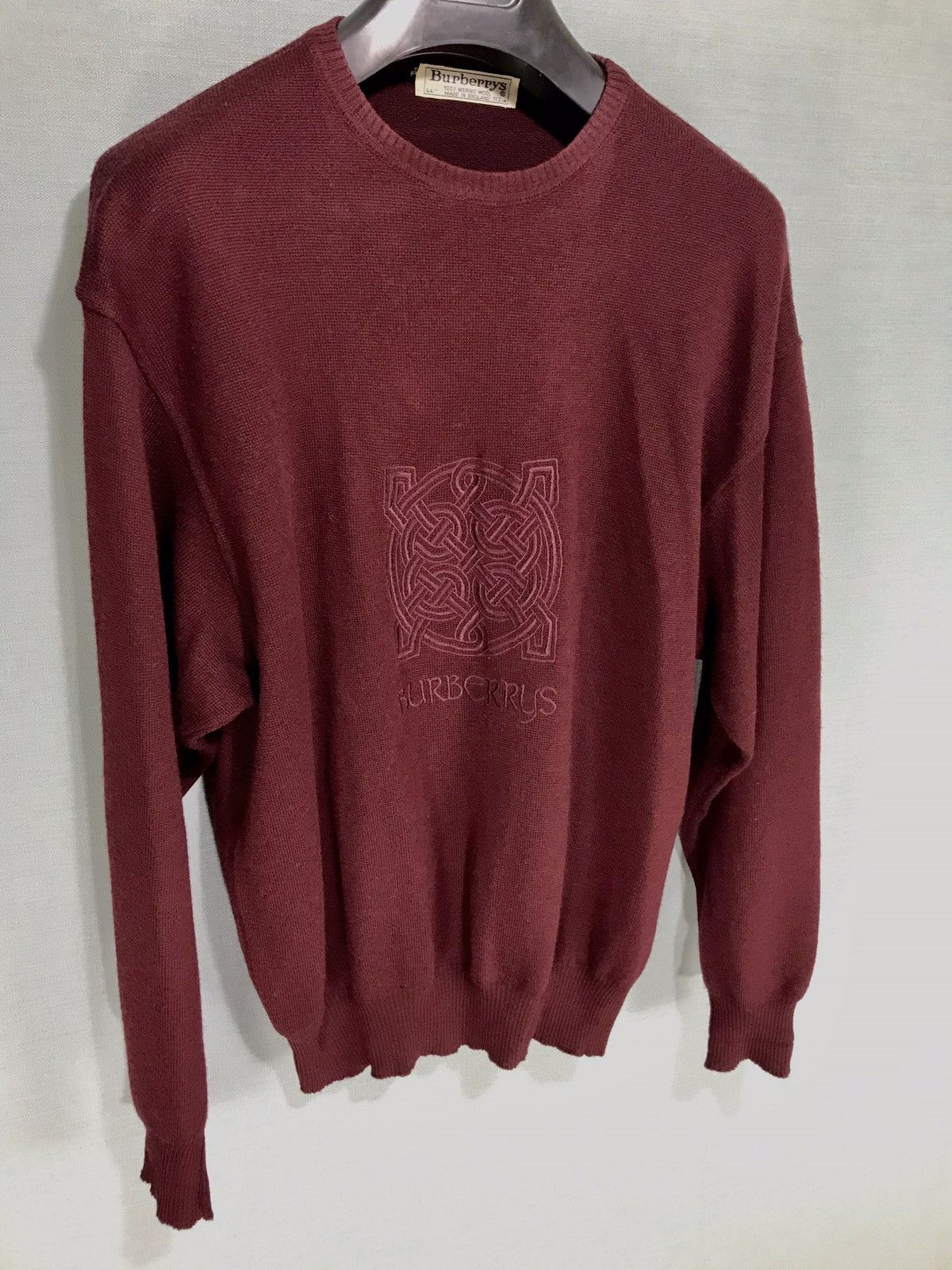 Burberry × Vintage rare Burberry sweater Size US L / EU 52-54 / 3 - 3 Thumbnail